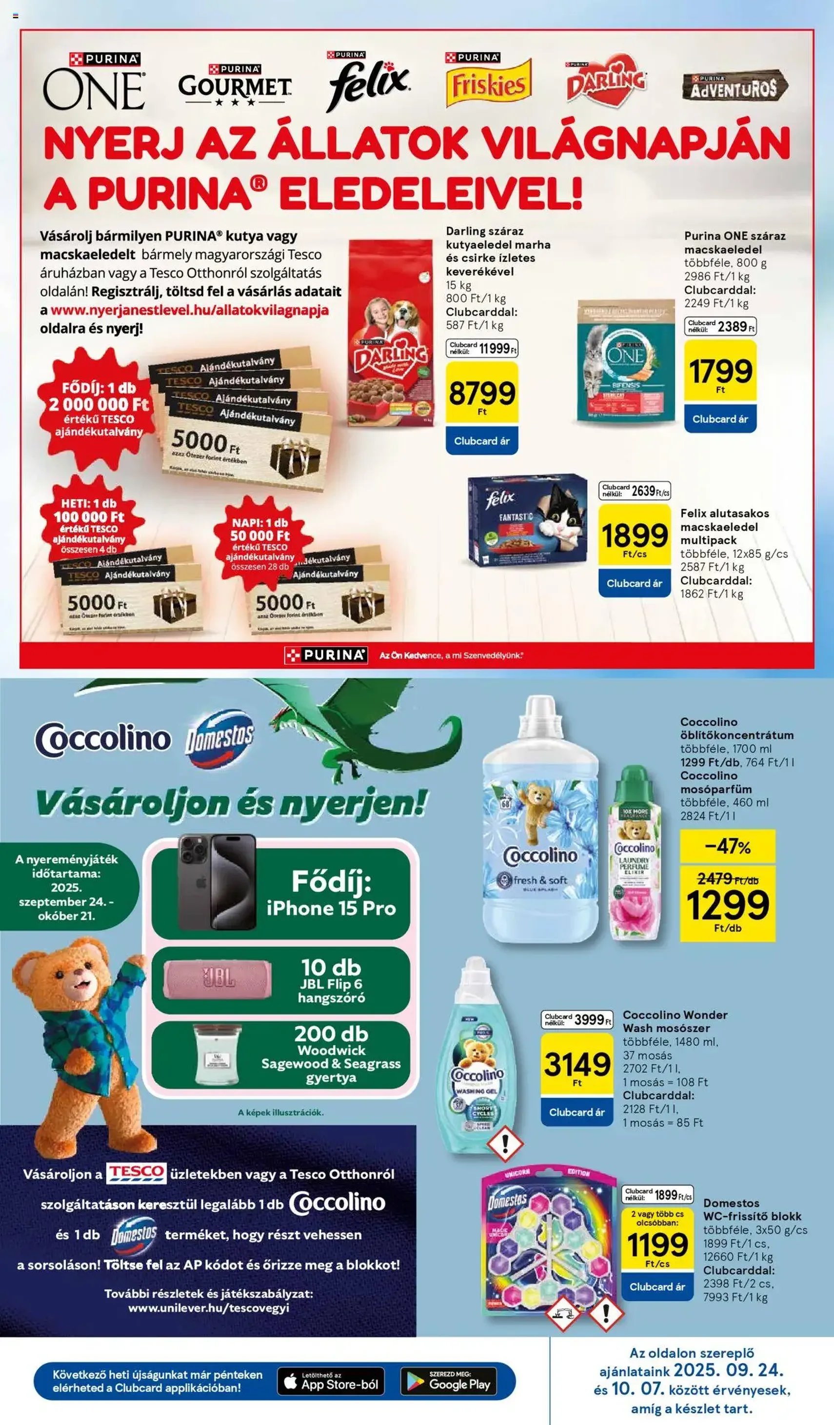 Tesco Hipermarket - Akciós újság - 2025.10.02. érvényes szórólap 27 oldal 32 oldalból Tesco Hipermarket - Akciós újság - 2025.10.02. érvényes szórólap 27 oldal 32 oldalból