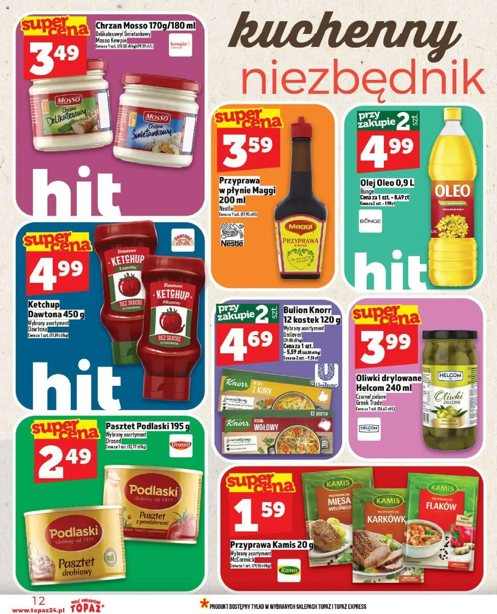 Topaz Gazetka - ważny gazetka od 30.10.2025 strona 12 z 28 Topaz Gazetka - ważny gazetka od 30.10.2025 strona 12 z 28