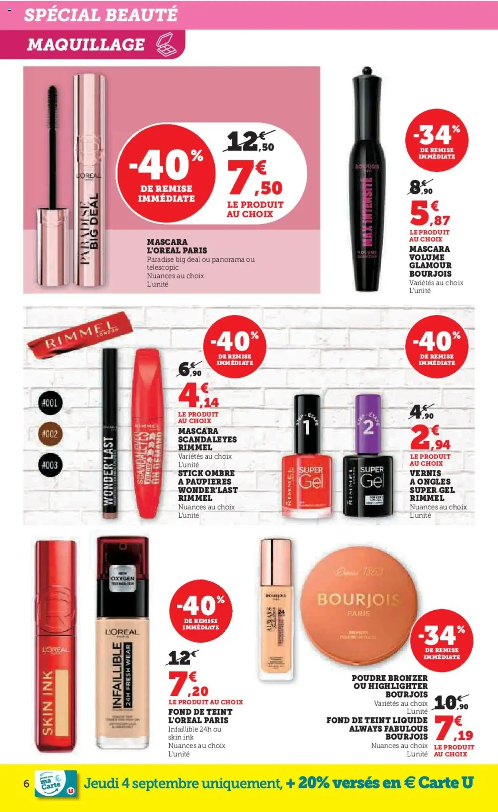 Super U catalogue - brochure valable à partir du 02/09/2025, page 6 sur 52 Super U catalogue - brochure valable à partir du 02/09/2025, page 6 sur 52