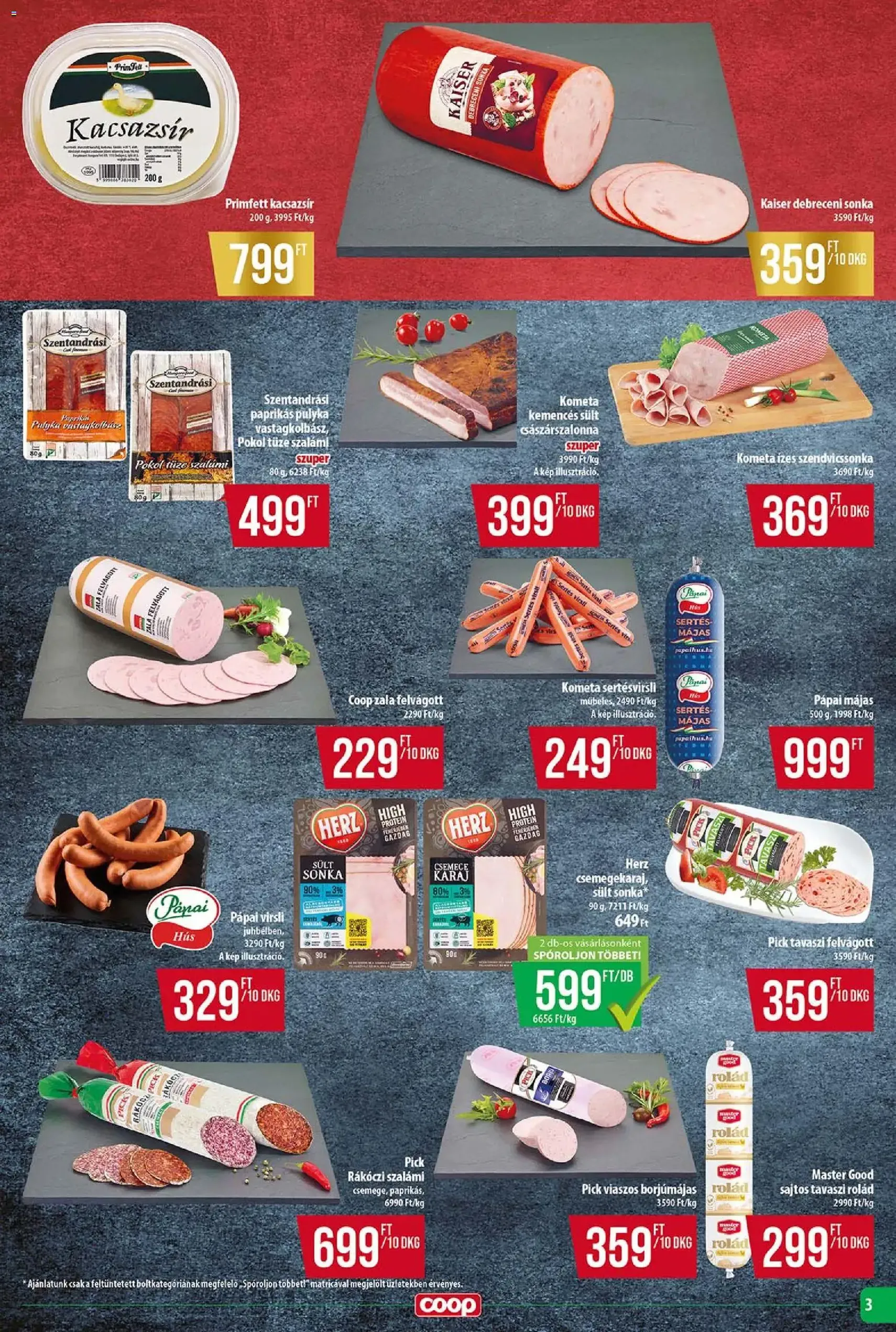 COOP Szolnok Akciós újság - 2025.10.24. érvényes szórólap 3 oldal 12 oldalból COOP Szolnok Akciós újság - 2025.10.24. érvényes szórólap 3 oldal 12 oldalból