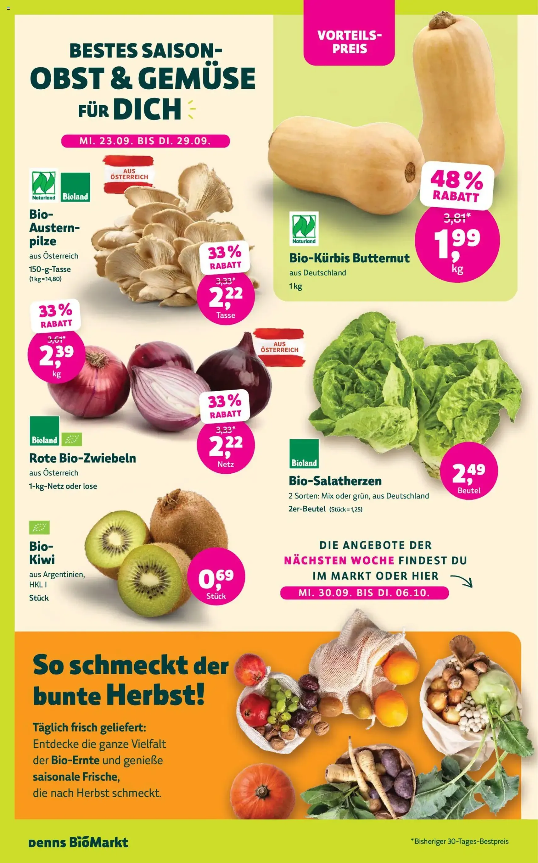 Denns BioMarkt Angebote - Gültiger Prospekt ab 23.09.2026, Seite 2 von insgesamt 14