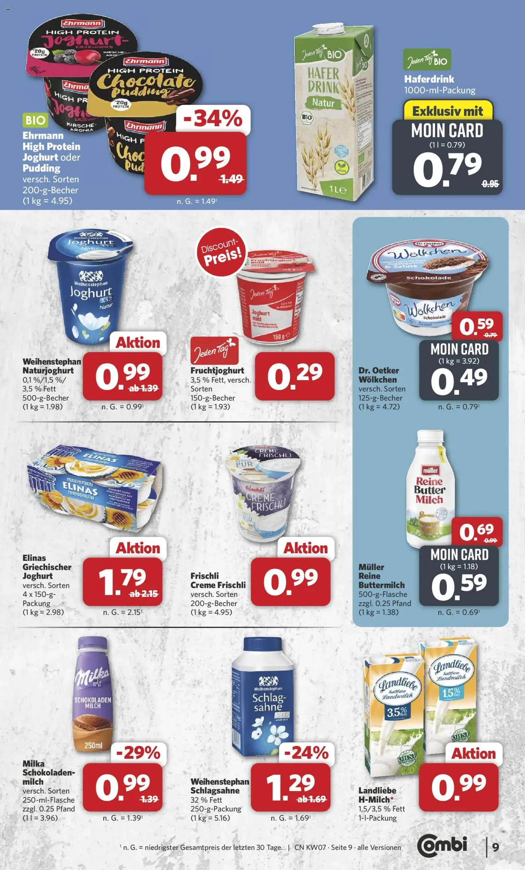 Combi Prospekt - Gültiger Prospekt ab 09.02.2026, Seite 9 von insgesamt 31