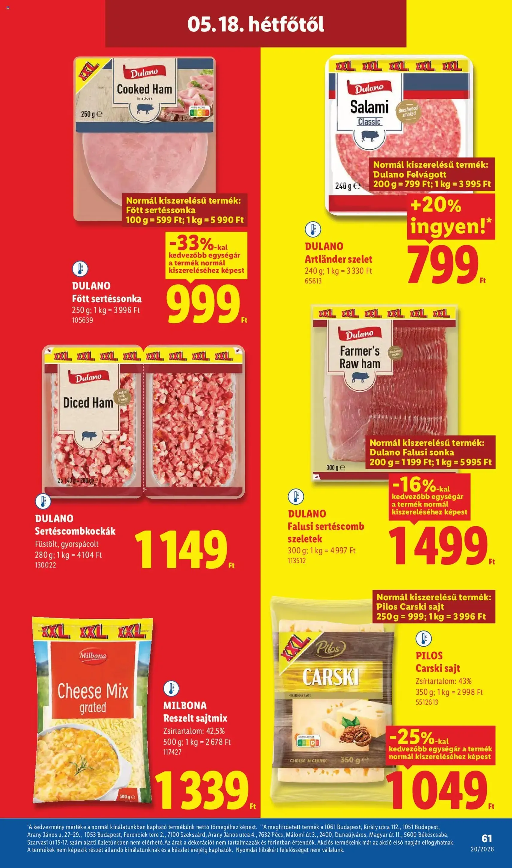 Lidl akciós újság - 2026.05.14. érvényes szórólap 61 oldal 68 oldalból