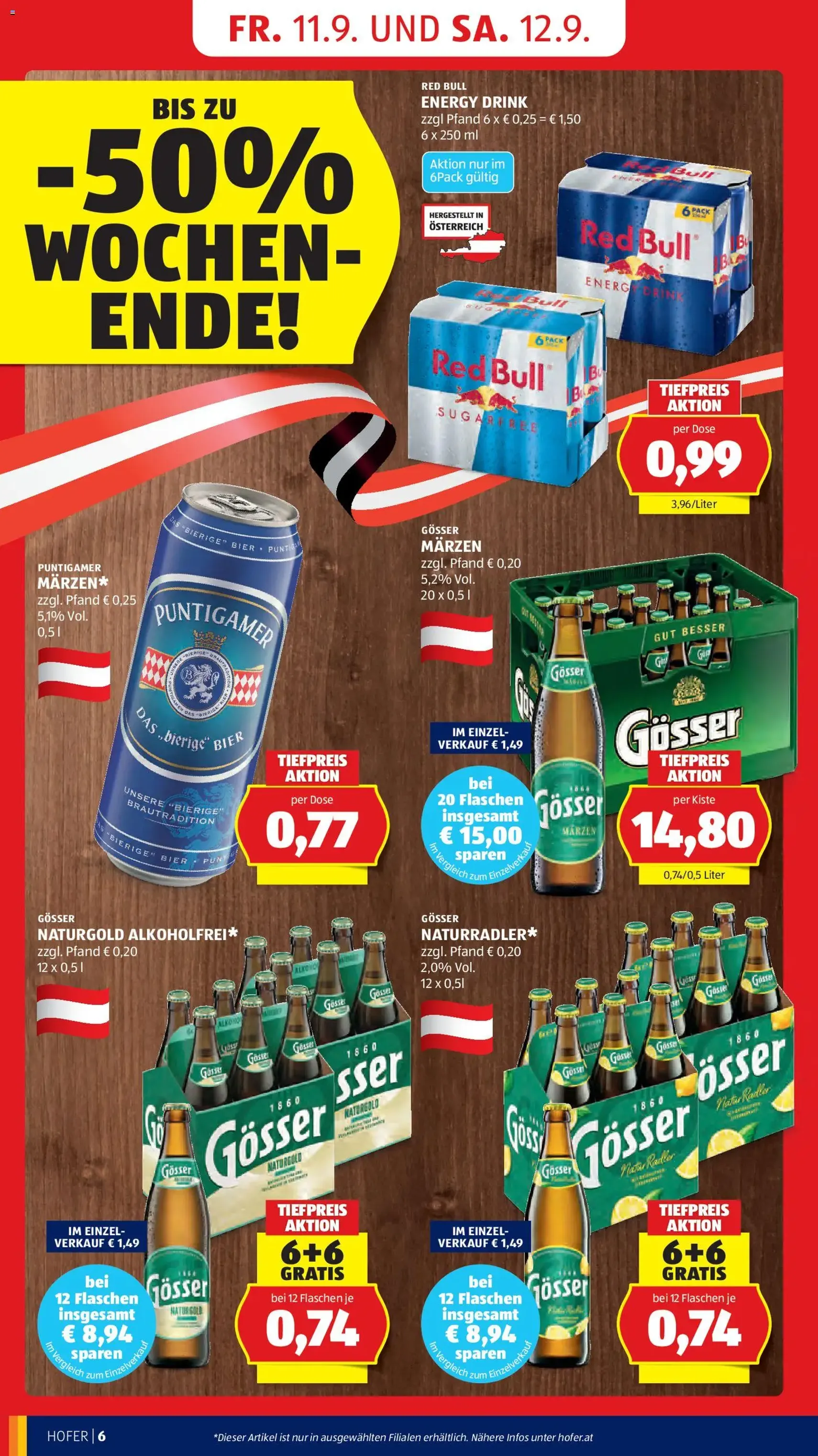 Hofer Flugblatt - Gültiger Prospekt ab 11.09.2026, Seite 14 von insgesamt 47