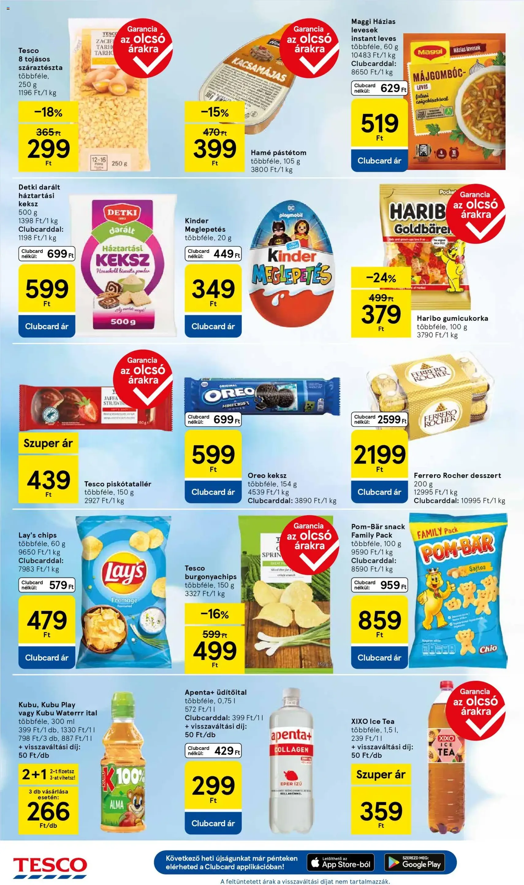 Tesco Hipermarket - Akciós újság - 2025.10.30. érvényes szórólap 6 oldal 32 oldalból Tesco Hipermarket - Akciós újság - 2025.10.30. érvényes szórólap 6 oldal 32 oldalból