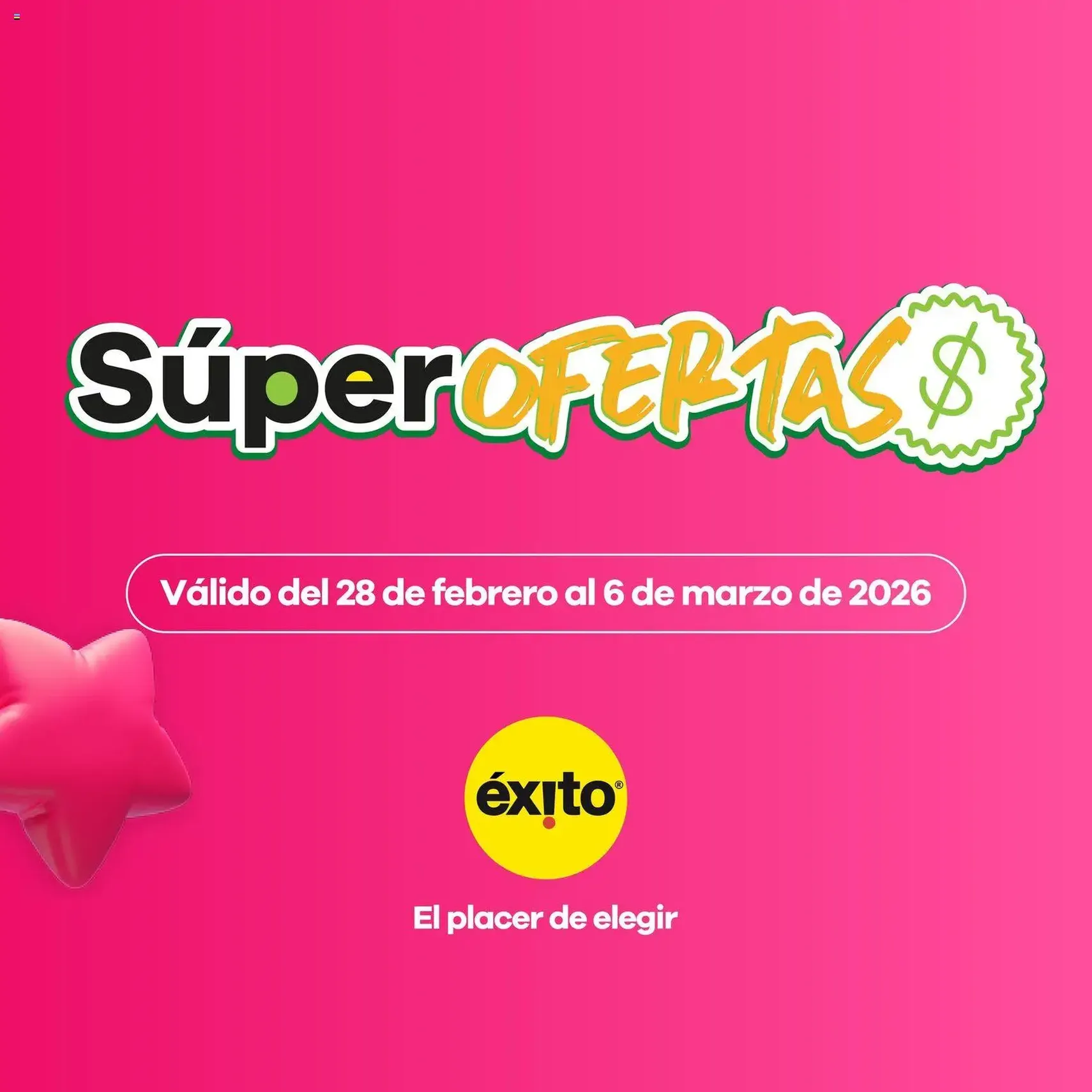 Éxito catálogo - folleto válido desde 28/02/2026 página 6 de 6