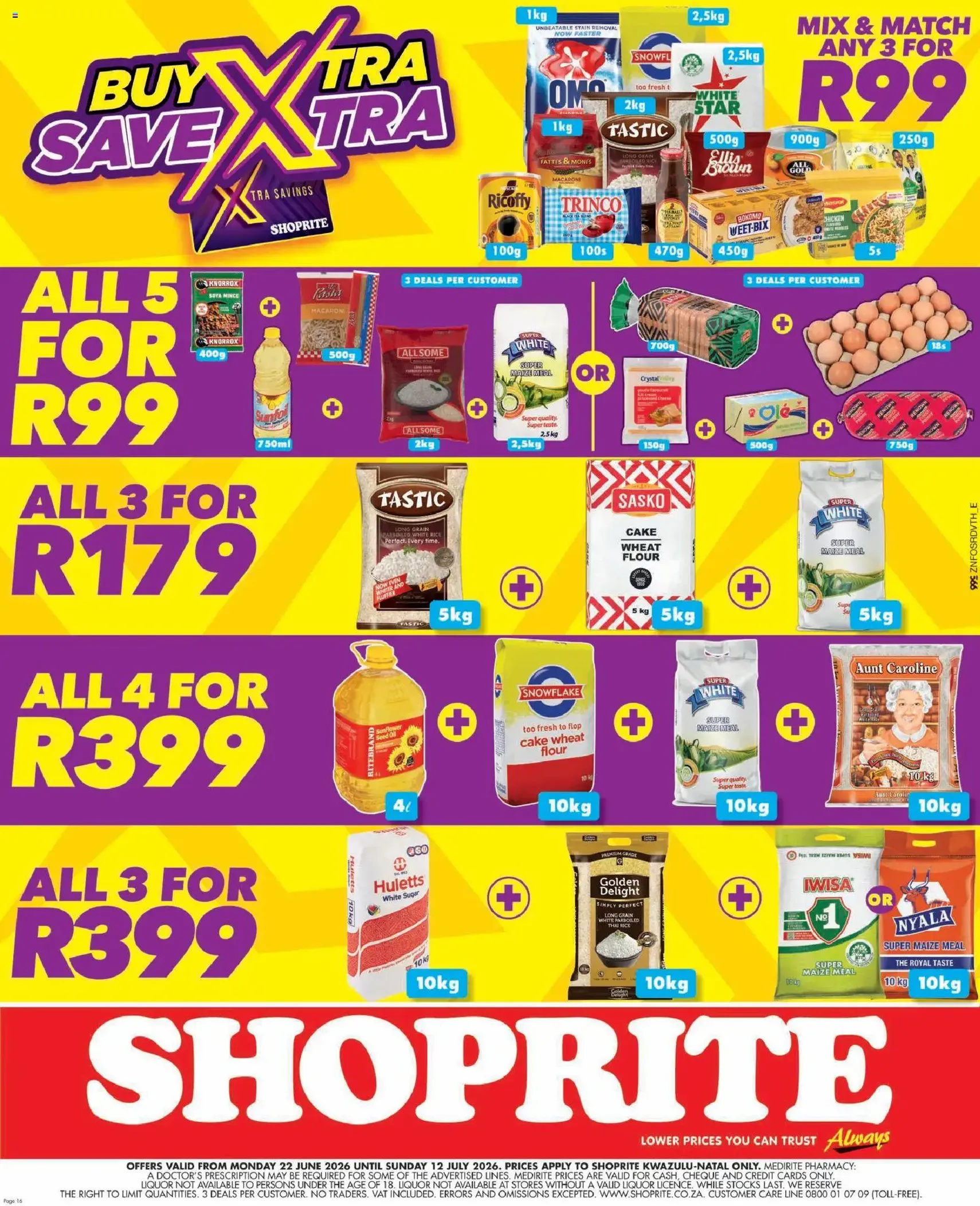 Shoprite Specials - valid flyer from 22/06/2026, page 16 of 16