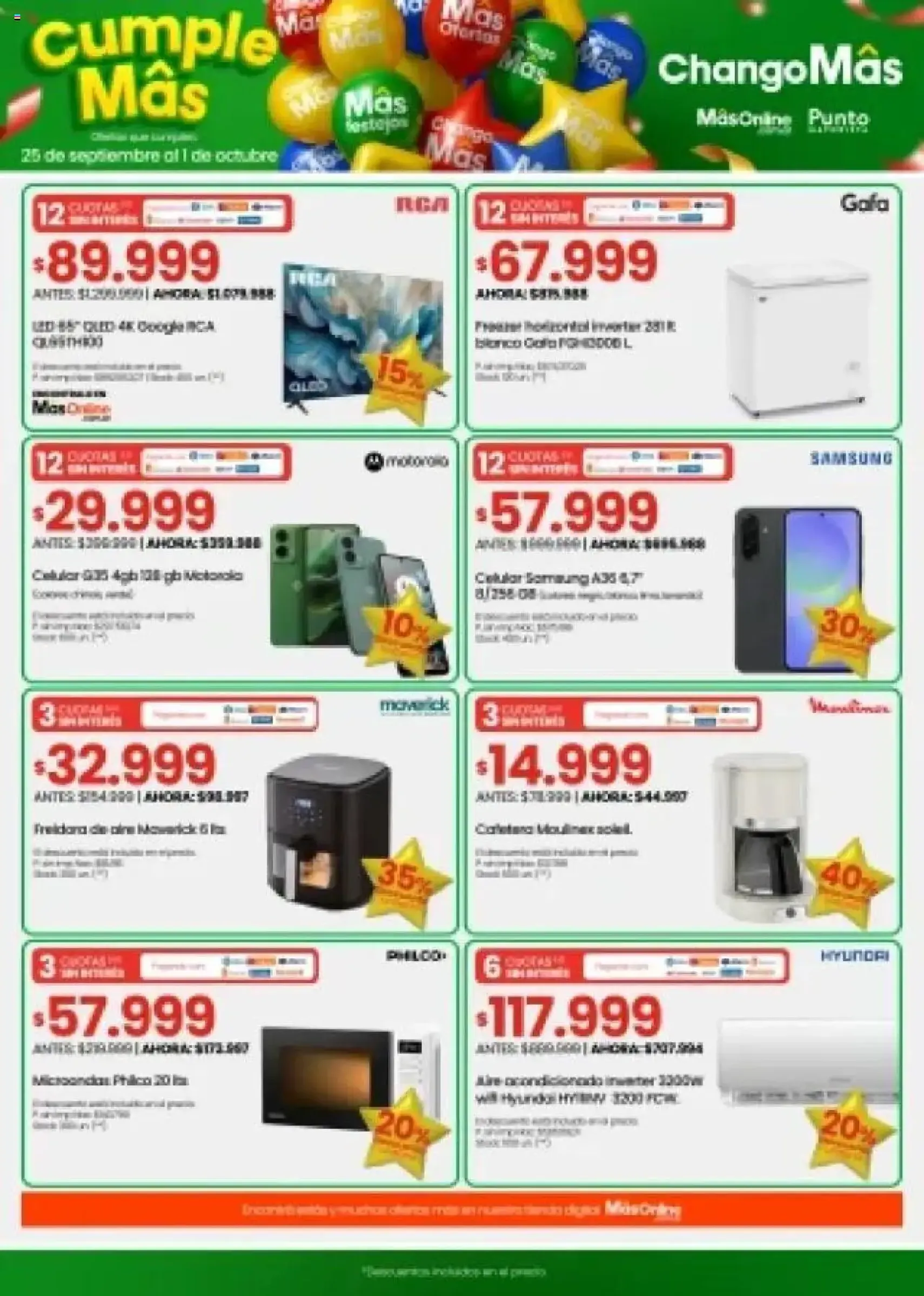 Changomas ofertas - folleto válido desde 25/09/2025 página 13 de 17