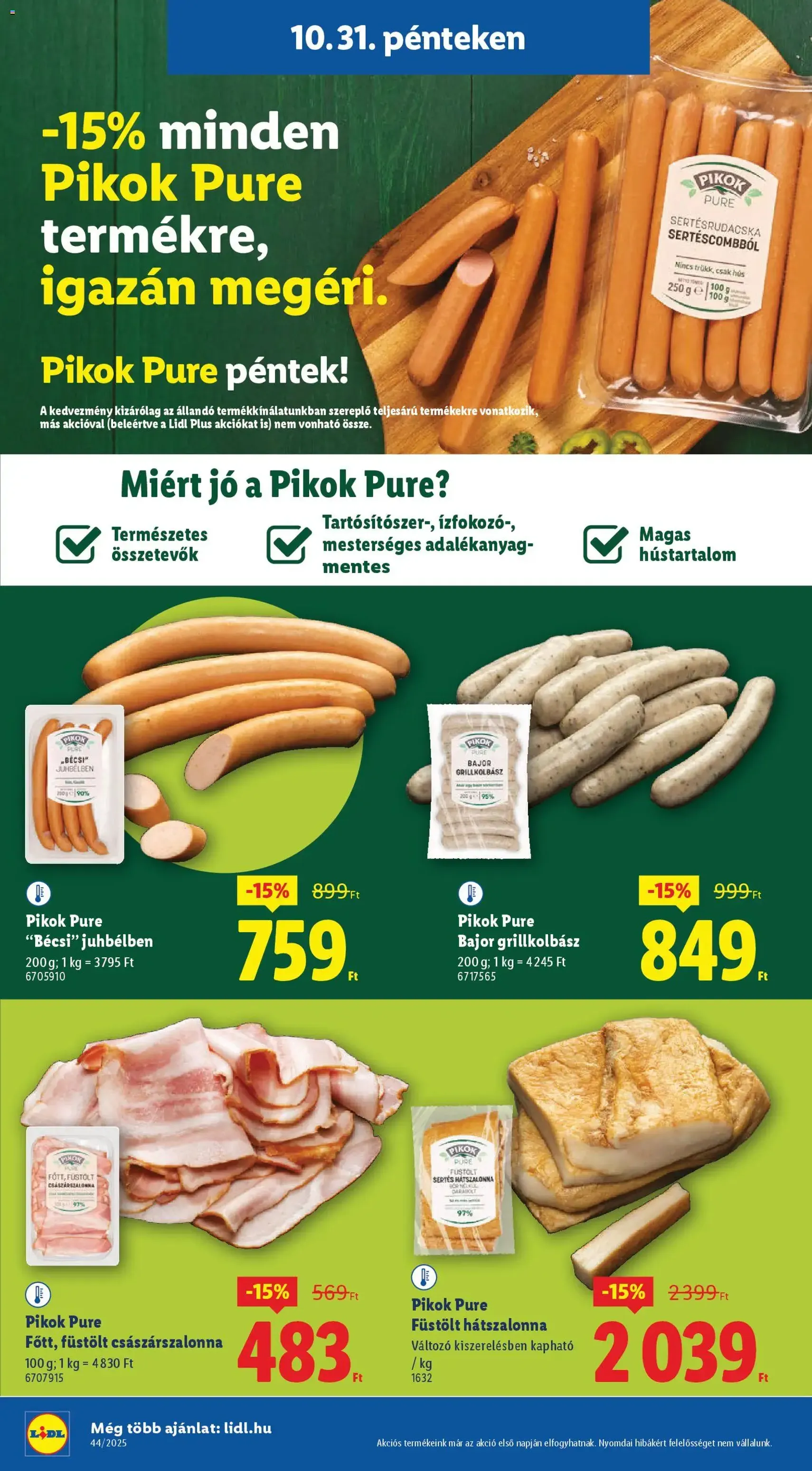 Lidl Akciós újság - 2025.10.30. érvényes szórólap 26 oldal 66 oldalból Lidl Akciós újság - 2025.10.30. érvényes szórólap 26 oldal 66 oldalból