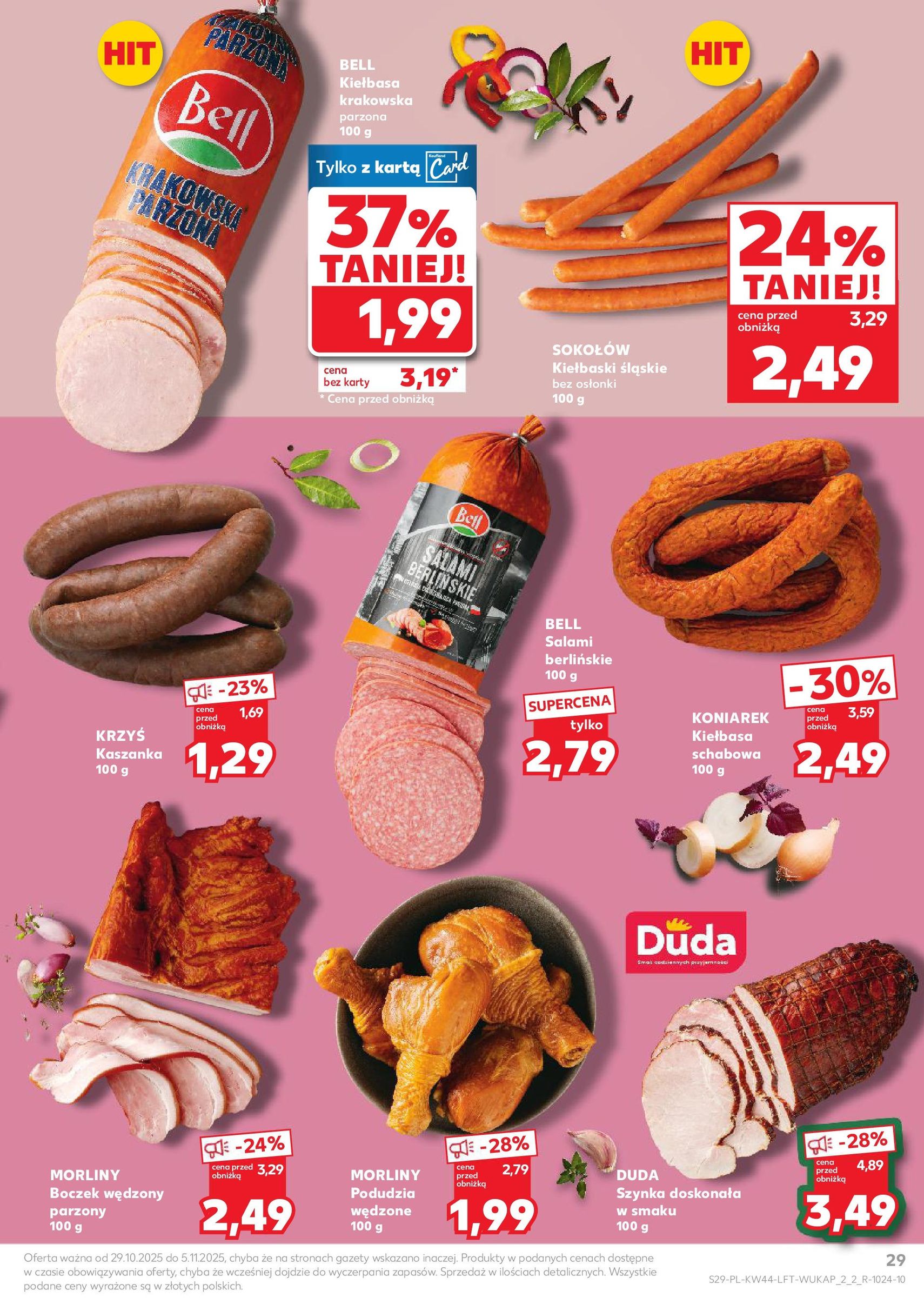 Kaufland gazetka - ważny gazetka od 29.10.2025 strona 29 z 63 Kaufland gazetka - ważny gazetka od 29.10.2025 strona 29 z 63