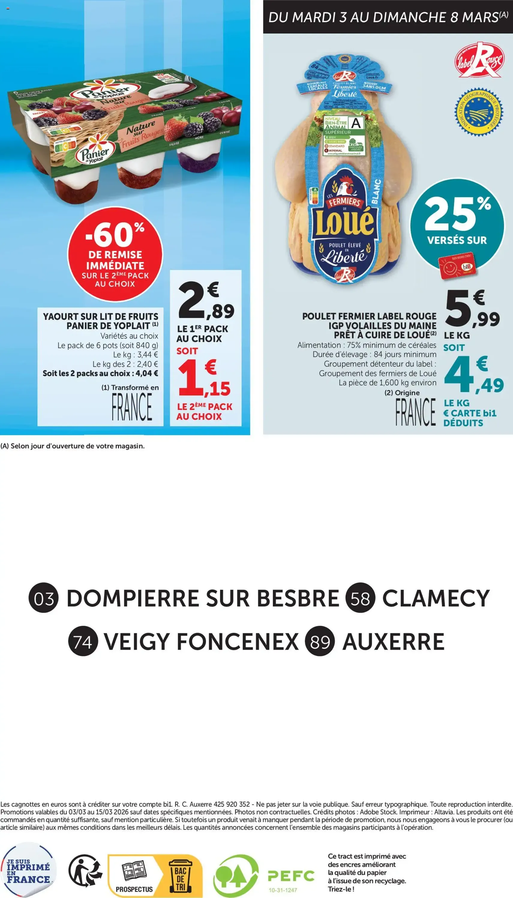 Bi1 catalogue - brochure valable à partir du 03/03/2026, page 36 sur 36