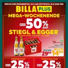 Billa Plus Flugblatt - Prospekt Vorschau gültig ab 10.09.2026