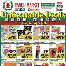 99 Ranch Market Weekly Ad - Flyer preview valid from 05/08/2026