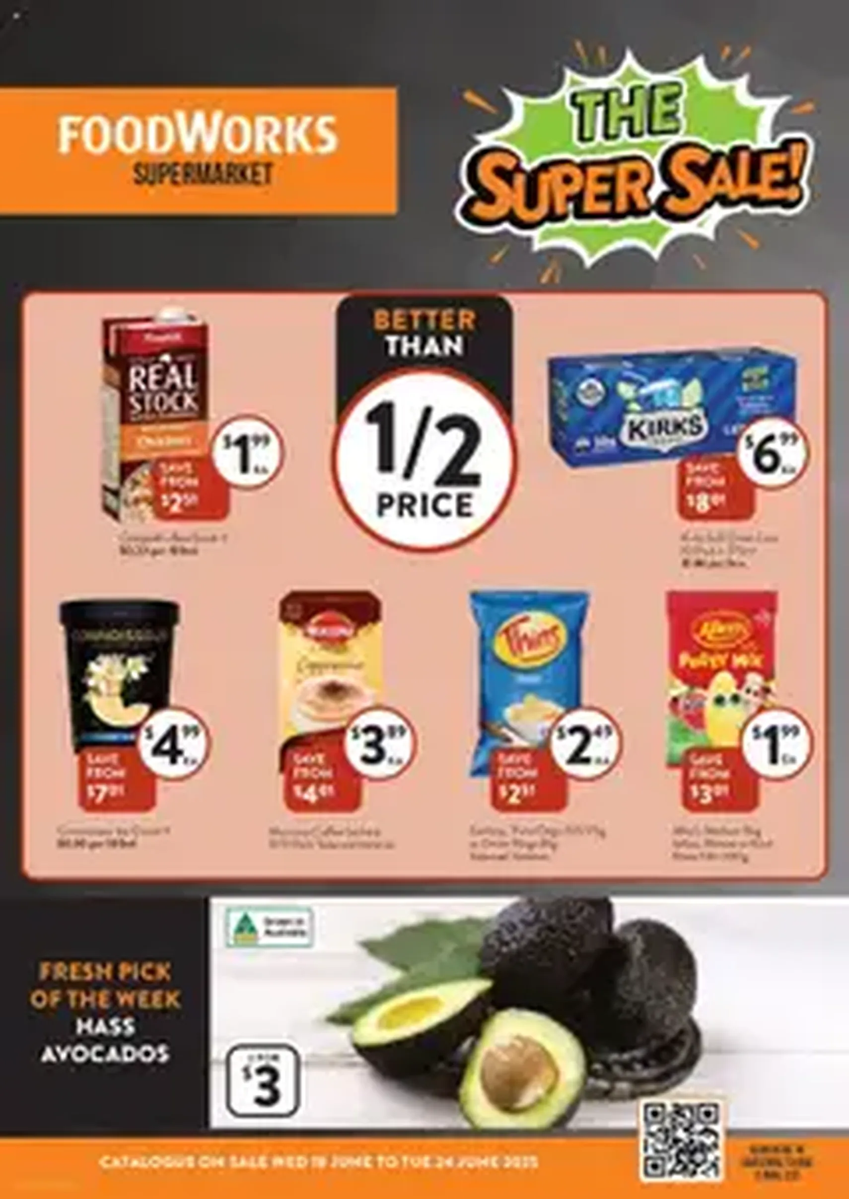 Foodworks Catalogue NSW - valid flyer from 18/06/2025, page 1 of 1