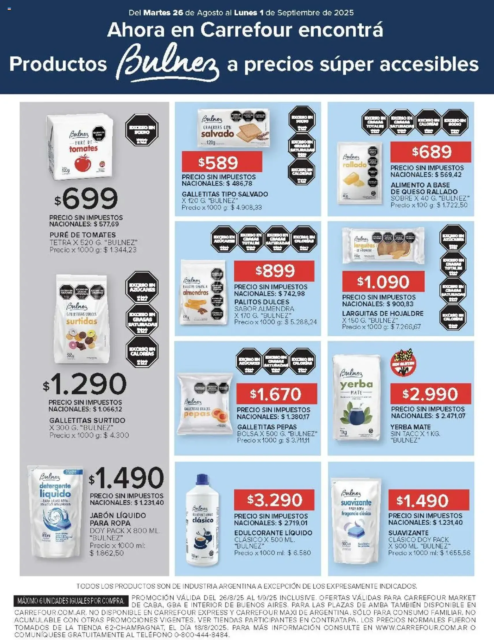 Carrefour Market catálogo - folleto válido desde 26/08/2025 página 13 de 23 Carrefour Market catálogo - folleto válido desde 26/08/2025 página 13 de 23