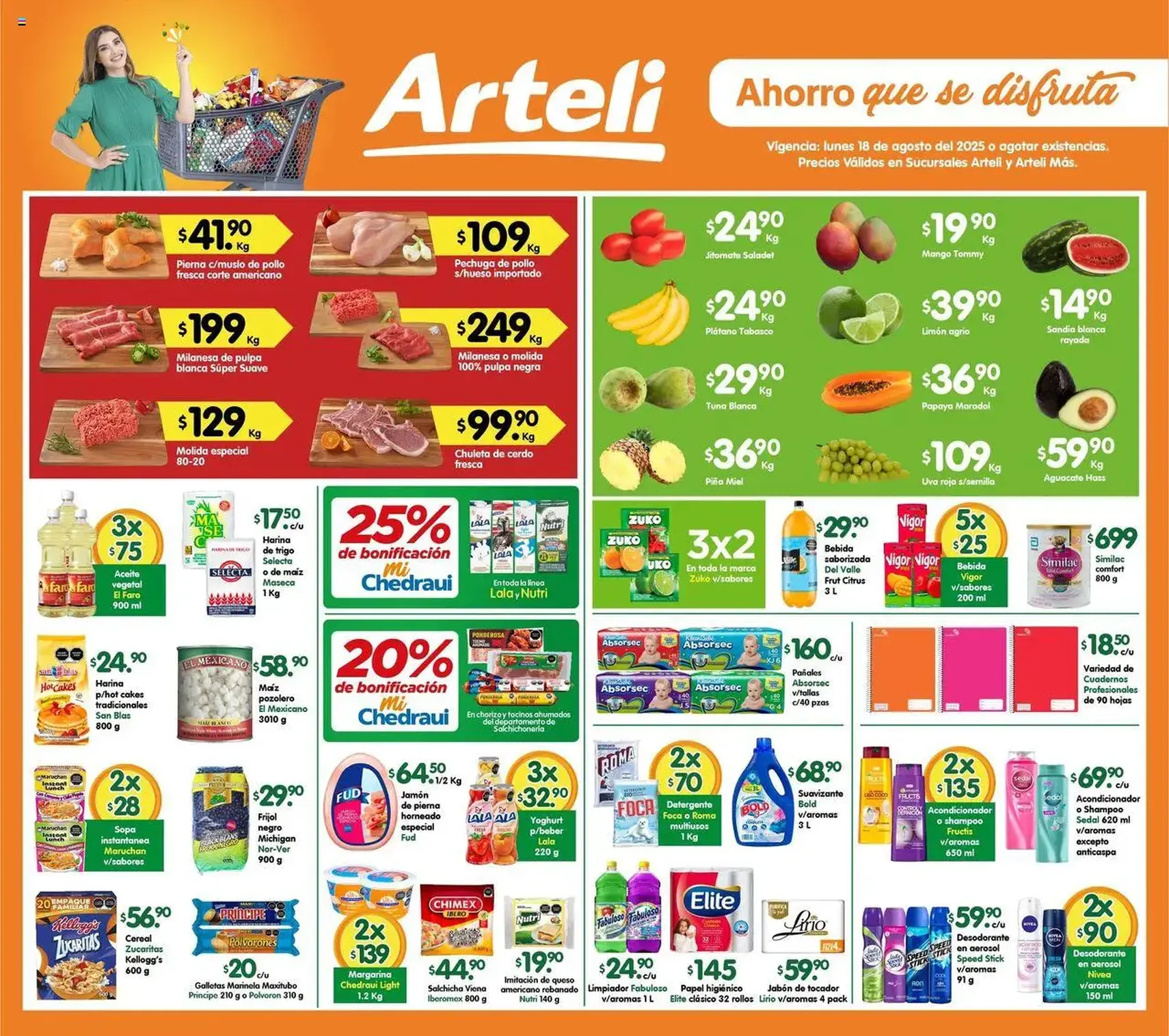 Arteli - Folleto Arteli - folleto válido desde 18/08/2025 página 1 de 1