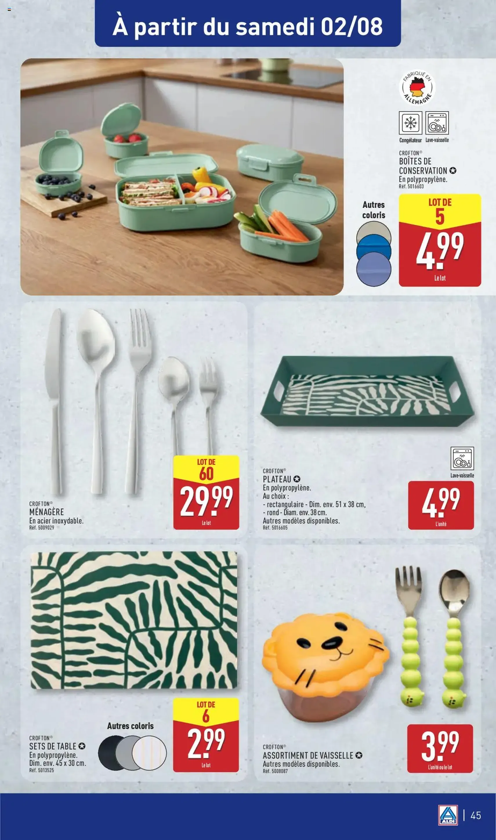 Aldi catalogue de la semaine 31 - brochure valable à partir du 29/07/2025, page 47 sur 50