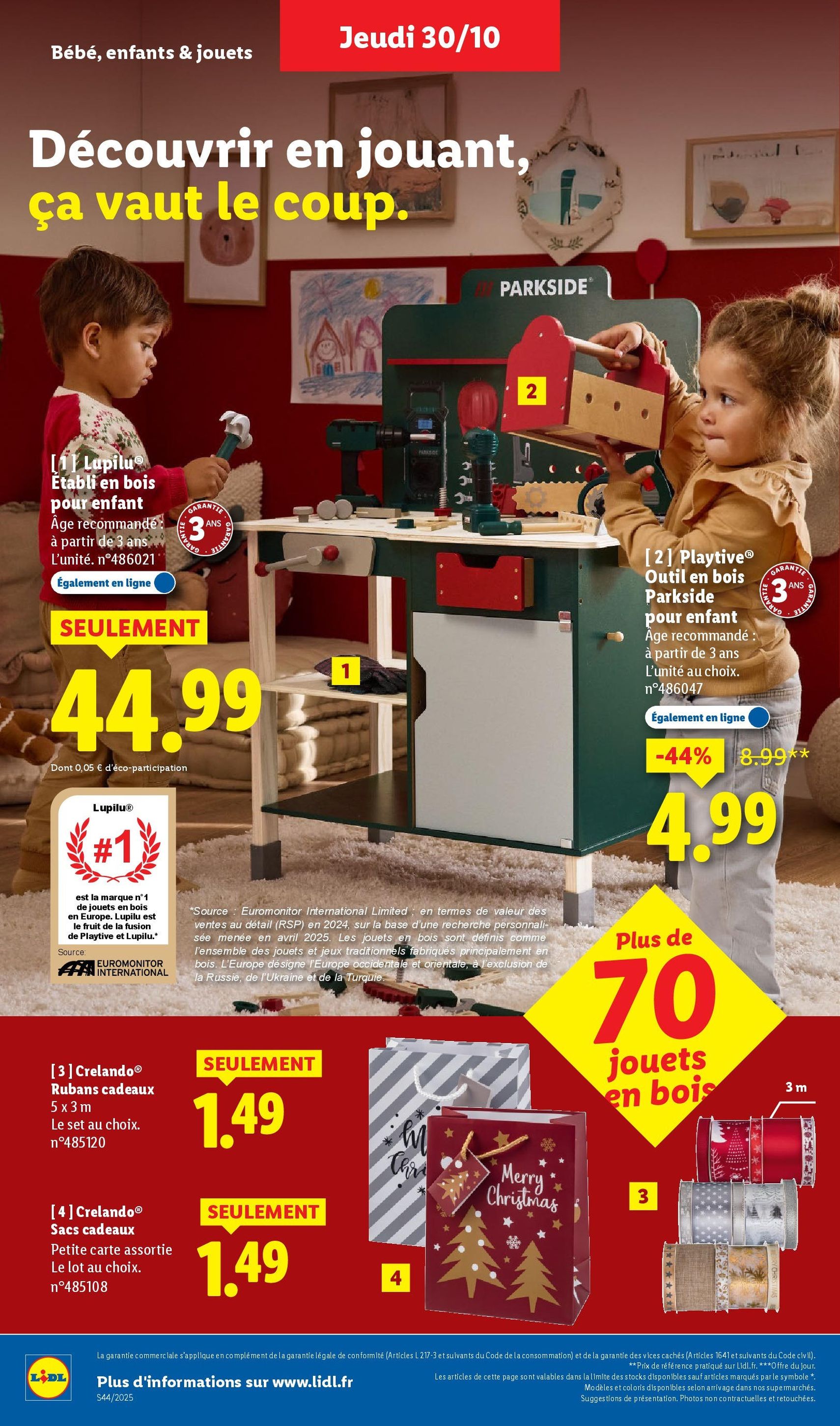 LIDL catalogue semaine 44 - brochure valable à partir du 30/10/2025, page 36 sur 82