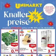 Unimarkt Flugblatt - Prospekt Vorschau gültig ab 19.11.2025
