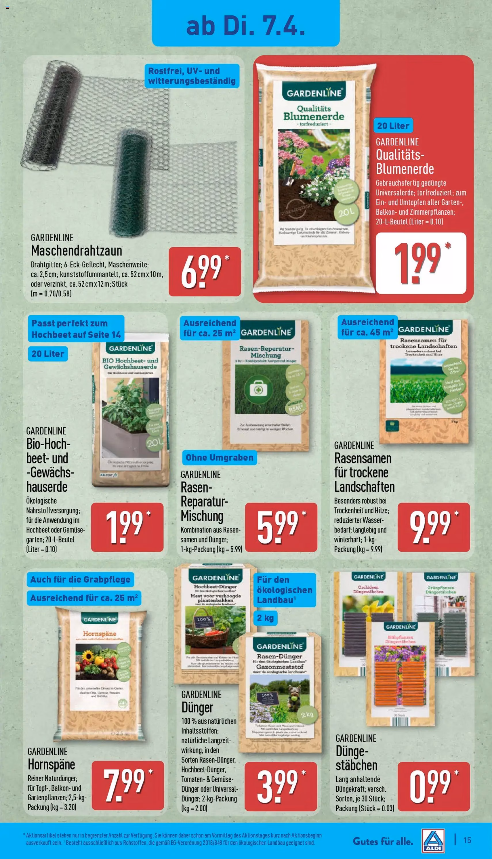 Aldi Prospekt - Gültiger Prospekt ab 07.04.2026, Seite 15 von insgesamt 39