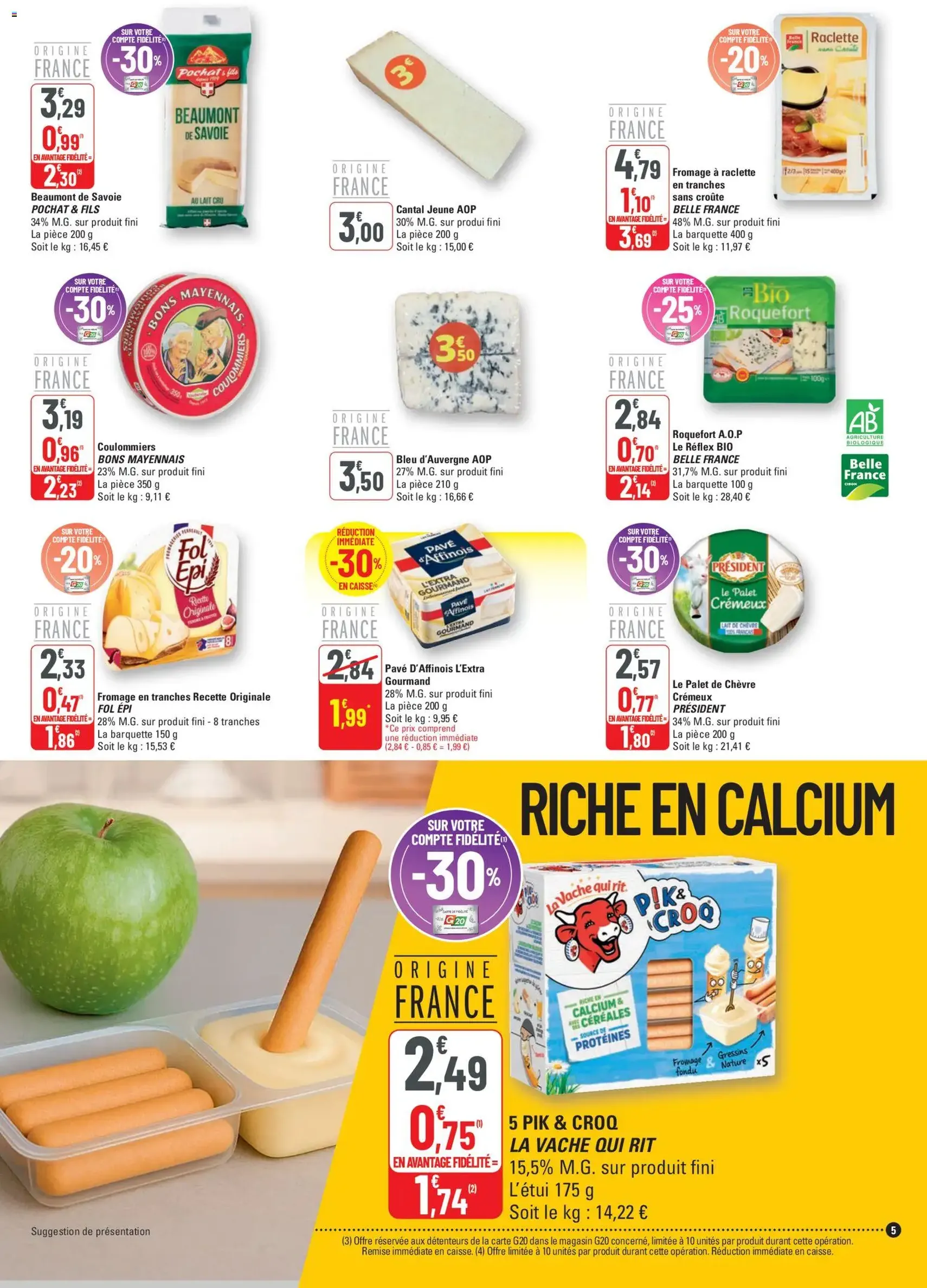 G20 Supermarchés catalogue - brochure valable à partir du 22/10/2025, page 5 sur 20 G20 Supermarchés catalogue - brochure valable à partir du 22/10/2025, page 5 sur 20