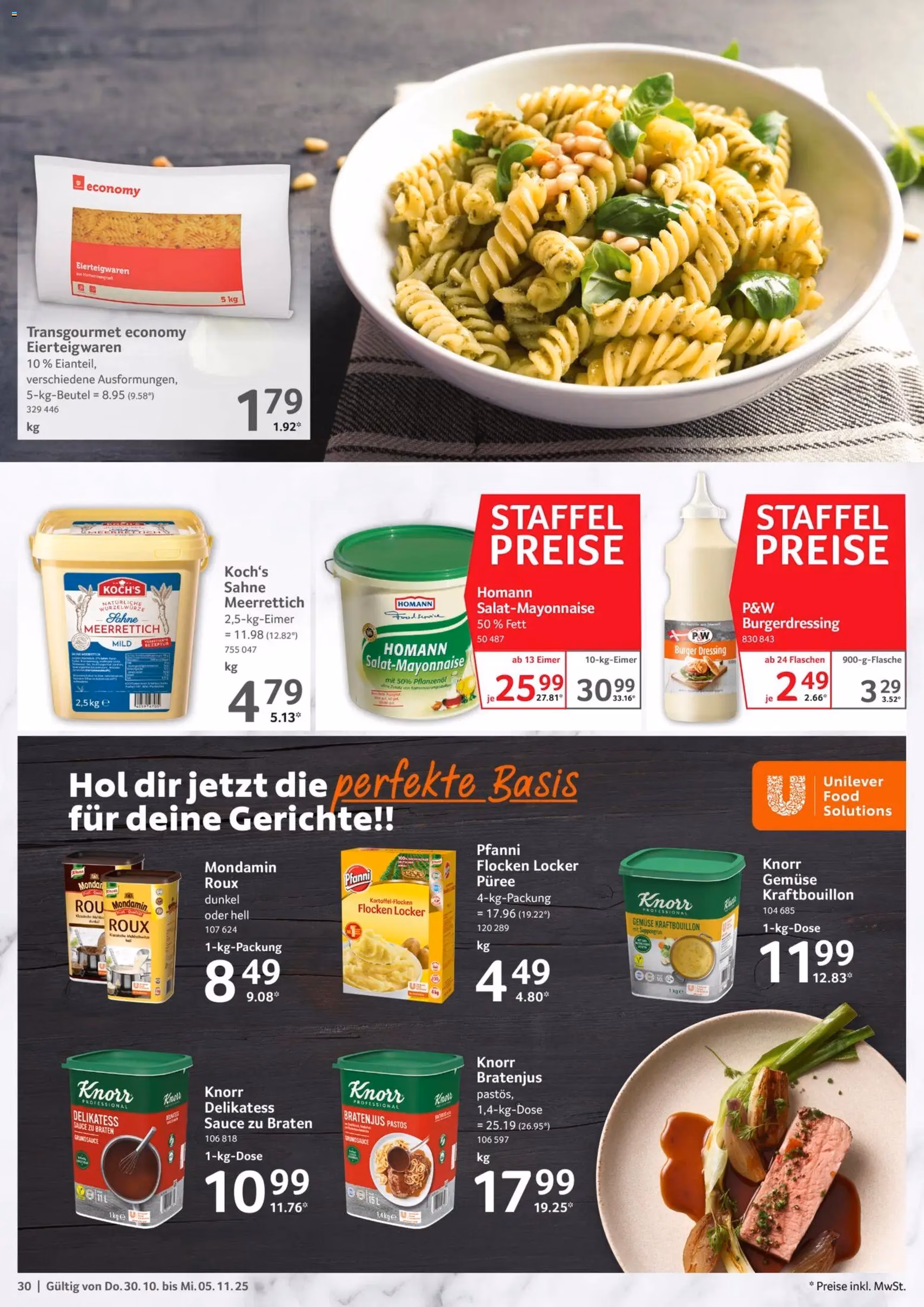 Selgros Prospekt - Gültiger Prospekt ab 30.10.2025, Seite 30 von insgesamt 32 Selgros Prospekt - Gültiger Prospekt ab 30.10.2025, Seite 30 von insgesamt 32