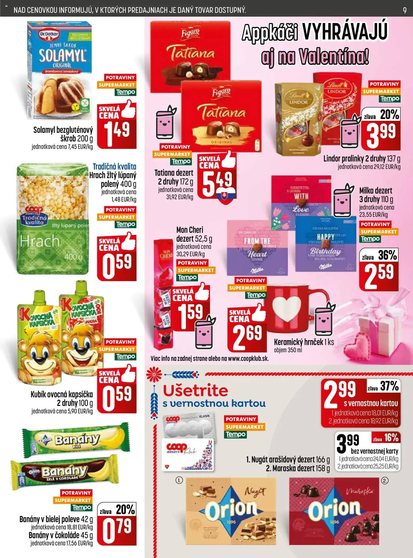 COOP Jednota leták - platný leták od 12.02.2026 strana 9 z 28