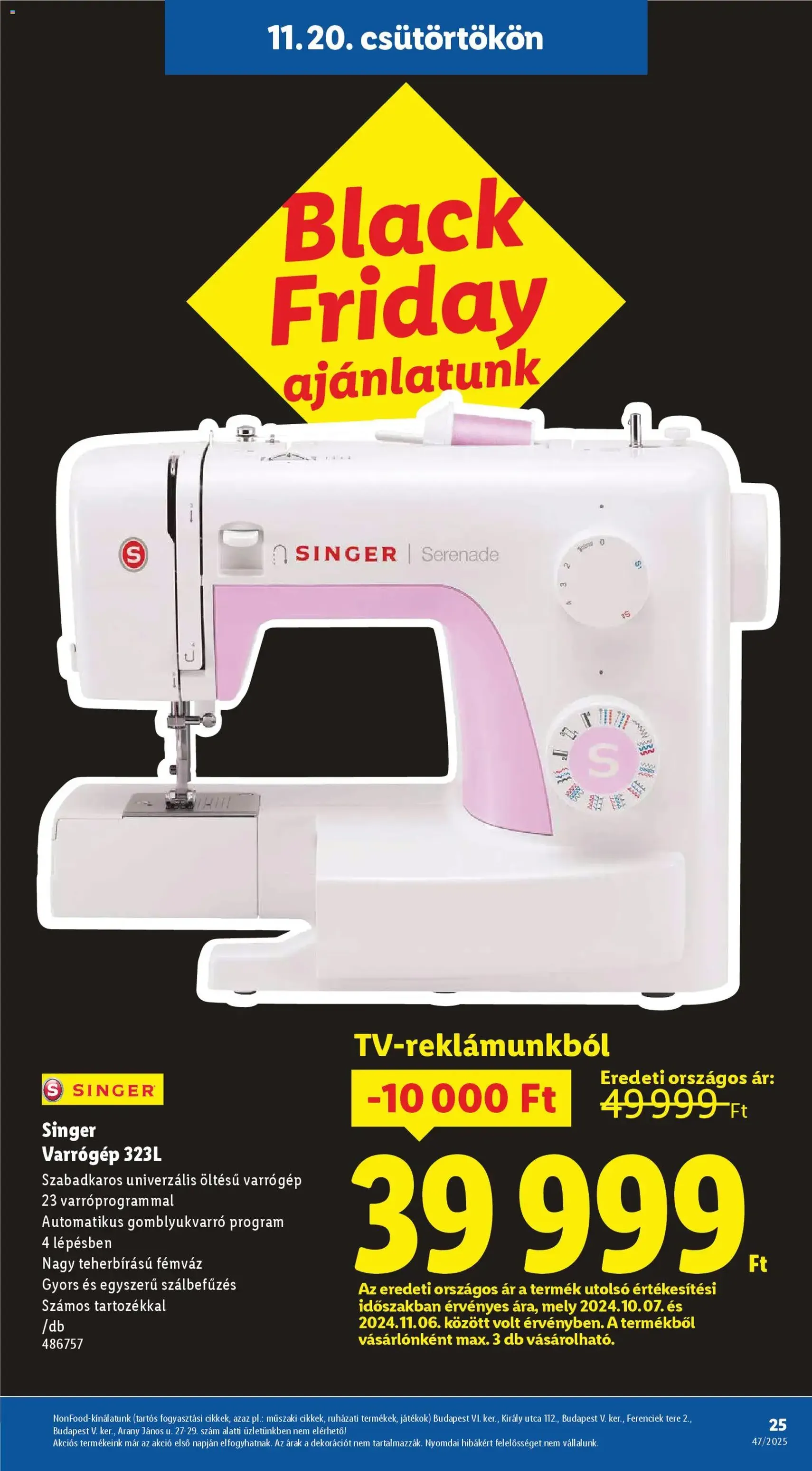 Lidl Black Friday - 2025.11.20. érvényes szórólap 25 oldal 66 oldalból