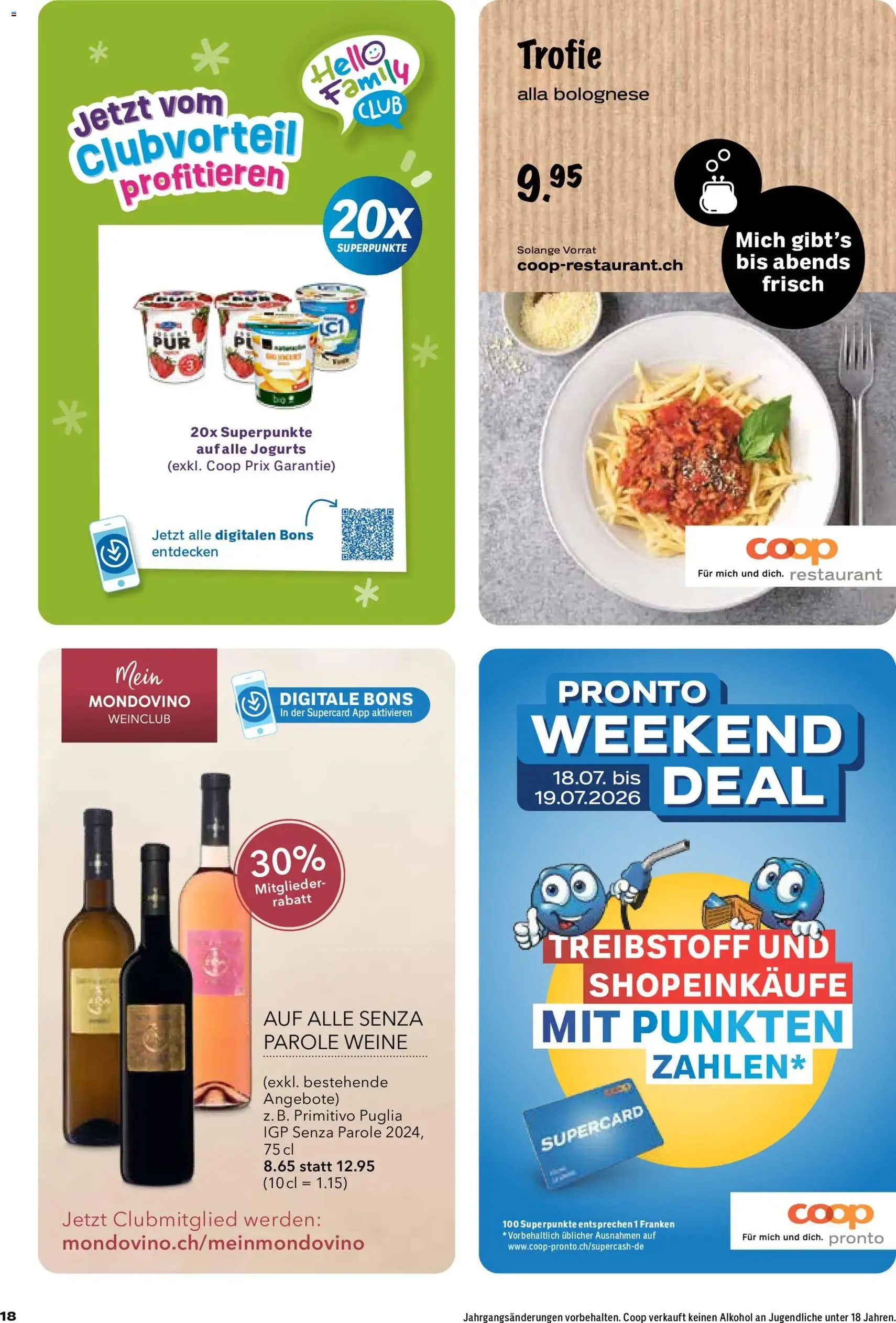 Coop aktionen - Gültiger Prospekt ab 16.07.2026, Seite 18 von insgesamt 24