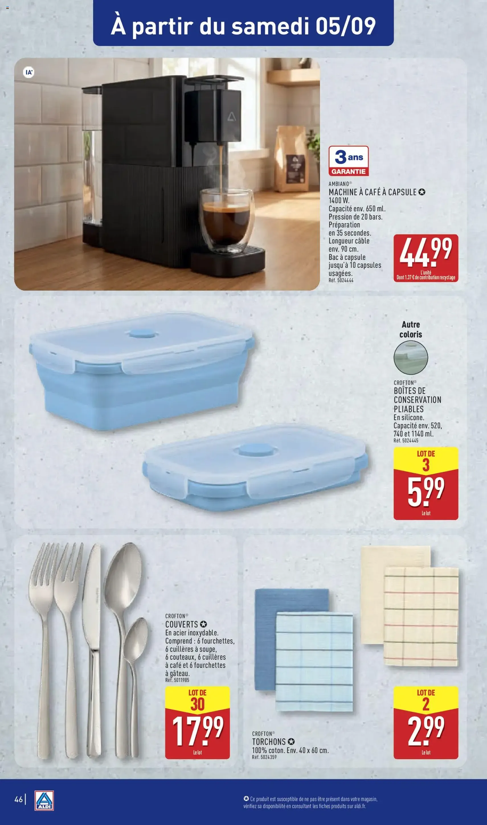 Aldi catalogue - brochure valable à partir du 01/09/2026, page 48 sur 54