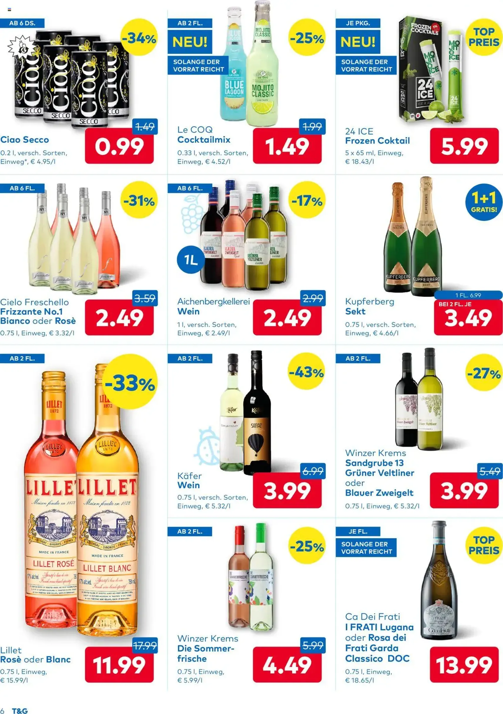 T&G Flugblatt - Gültiger Prospekt ab 31.07.2025, Seite 6 von insgesamt 8