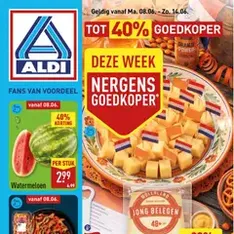 Aldi folder week 24 - voorvertoning van de folder geldig vanaf 08-06-2026