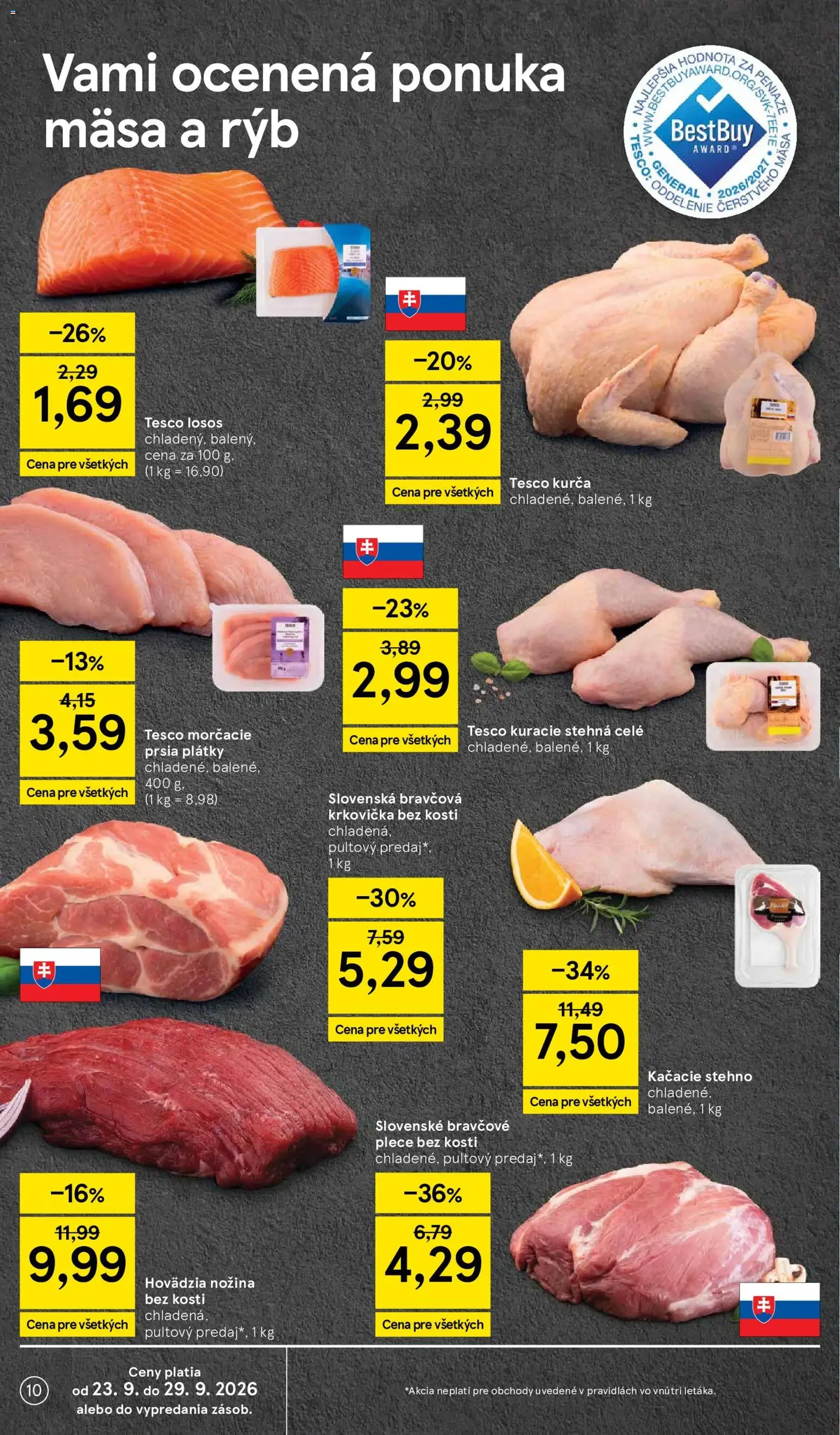 Tesco Hypermarket - leták - platný leták od 23.09.2026 strana 10 z 48