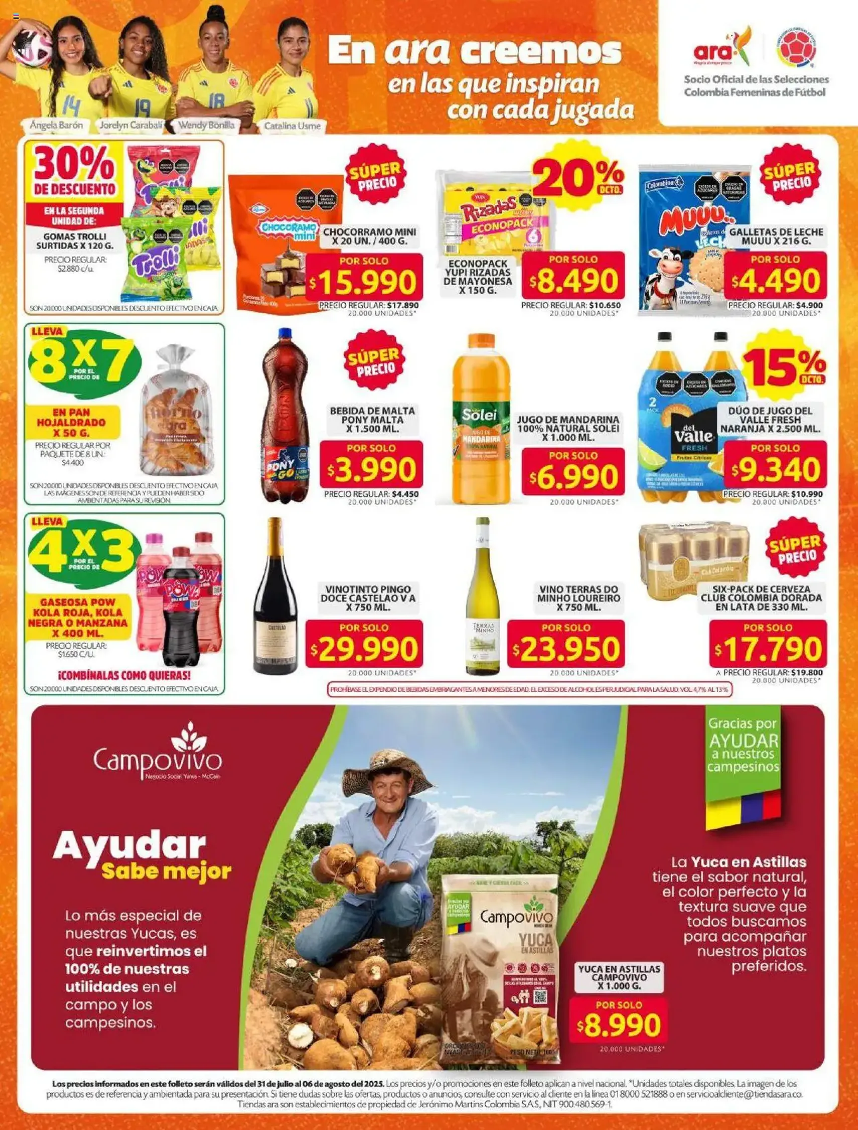 Ara - Catálogo - folleto válido desde 31/07/2025 página 3 de 14 Ara - Catálogo - folleto válido desde 31/07/2025 página 3 de 14