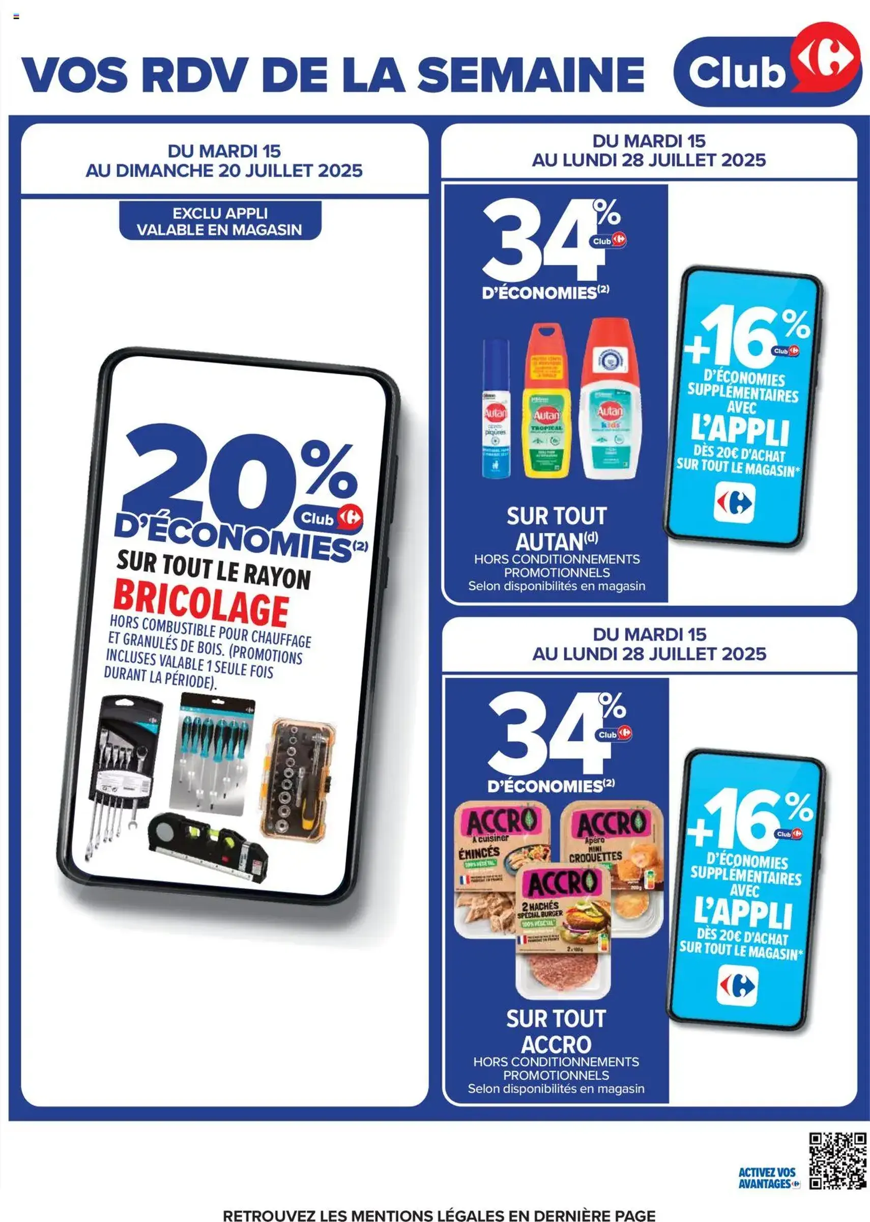Carrefour catalogue semaine 29 - brochure valable à partir du 15/07/2025, page 3 sur 95