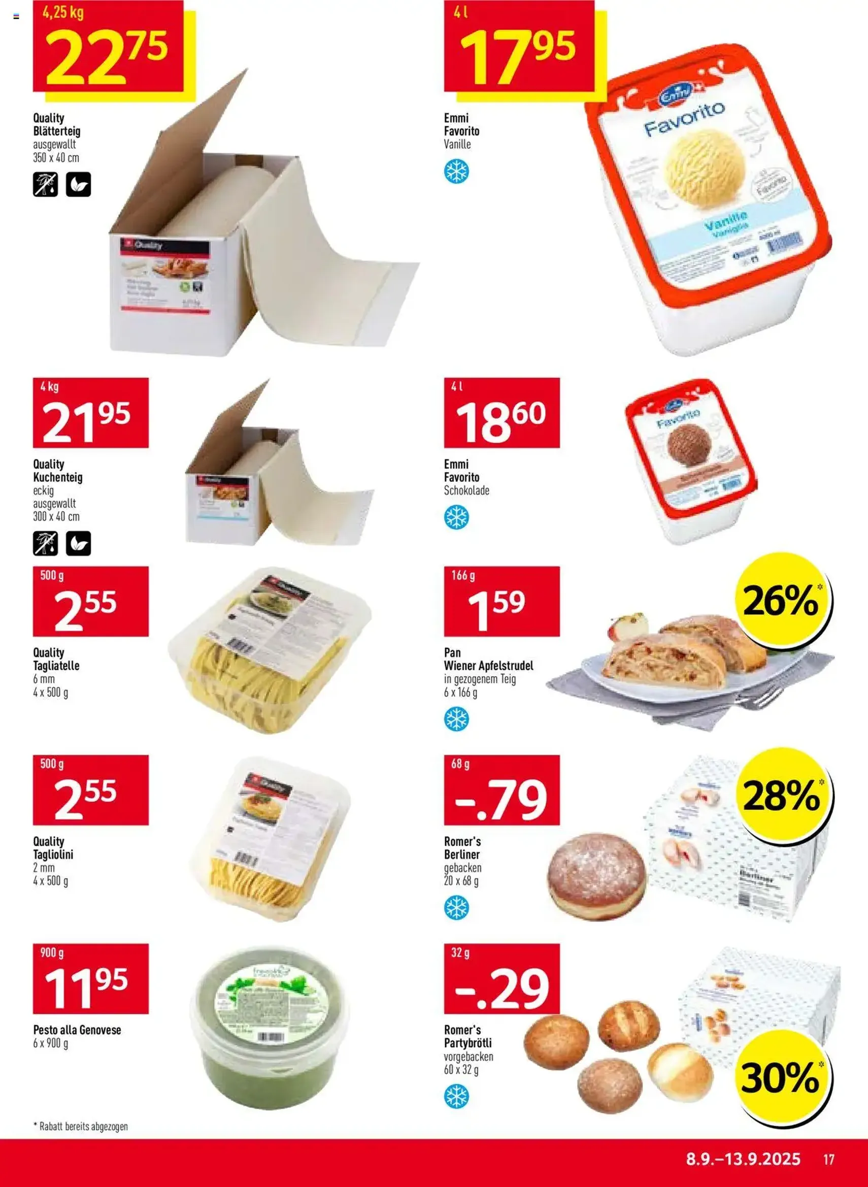 Prodega Aktionen - Gültiger Prospekt ab 08.09.2025, Seite 17 von insgesamt 44 Prodega Aktionen - Gültiger Prospekt ab 08.09.2025, Seite 17 von insgesamt 44