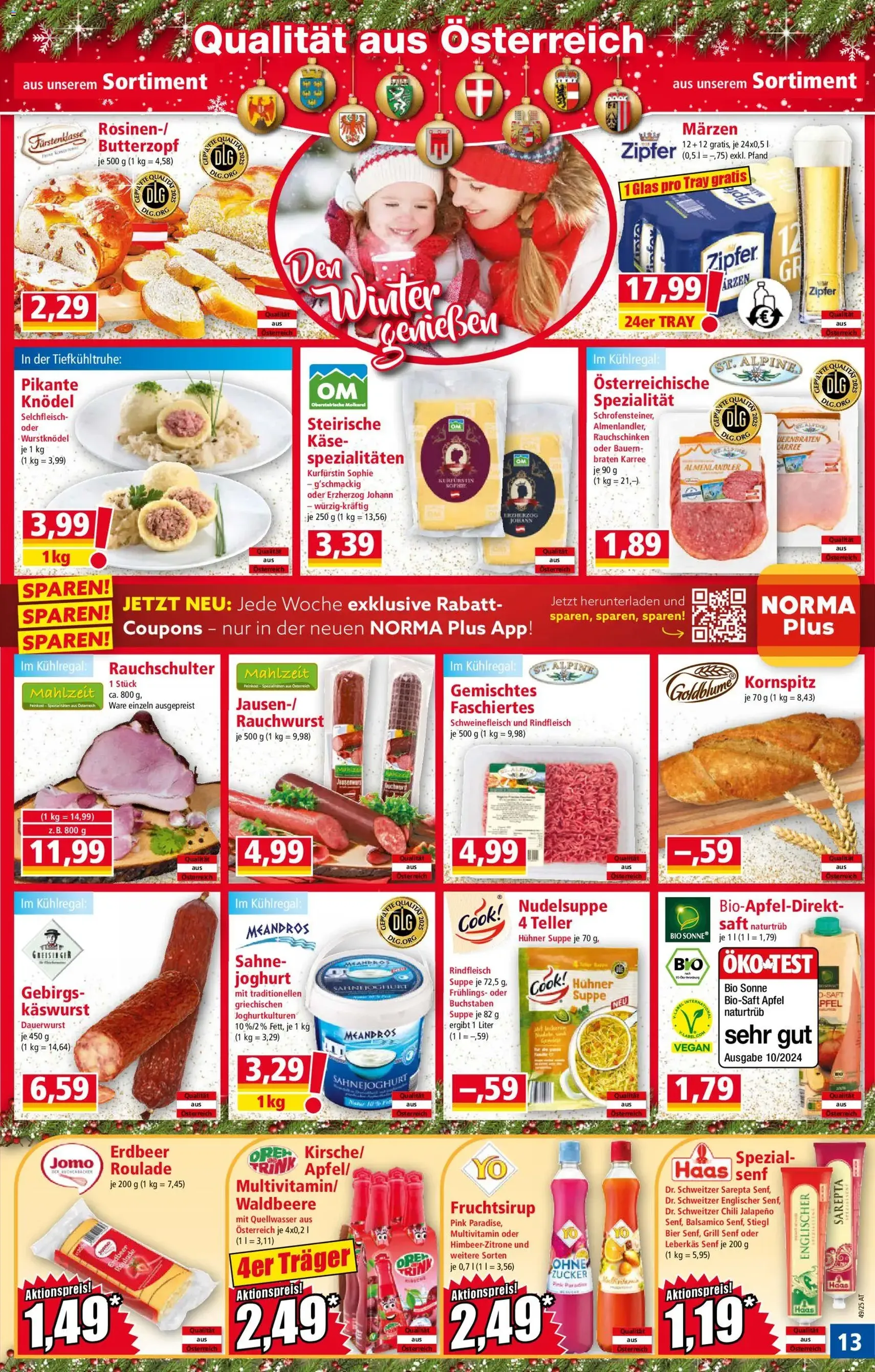 Norma Flugblatt - Gültiger Prospekt ab 01.12.2025, Seite 13 von insgesamt 22