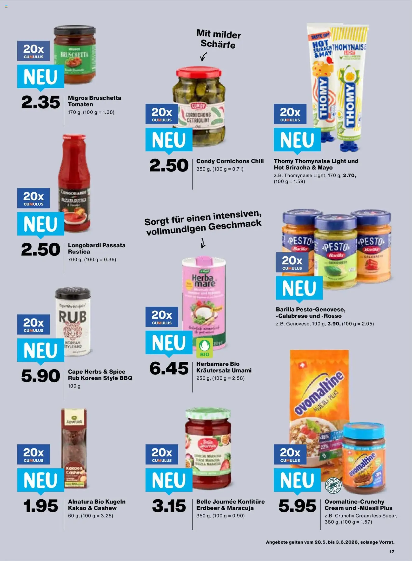 Migros aktionen - Gültiger Prospekt ab 28.05.2026, Seite 17 von insgesamt 24