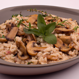 Recipe preview Creamy Italian Gourmet Mushroom Risotto