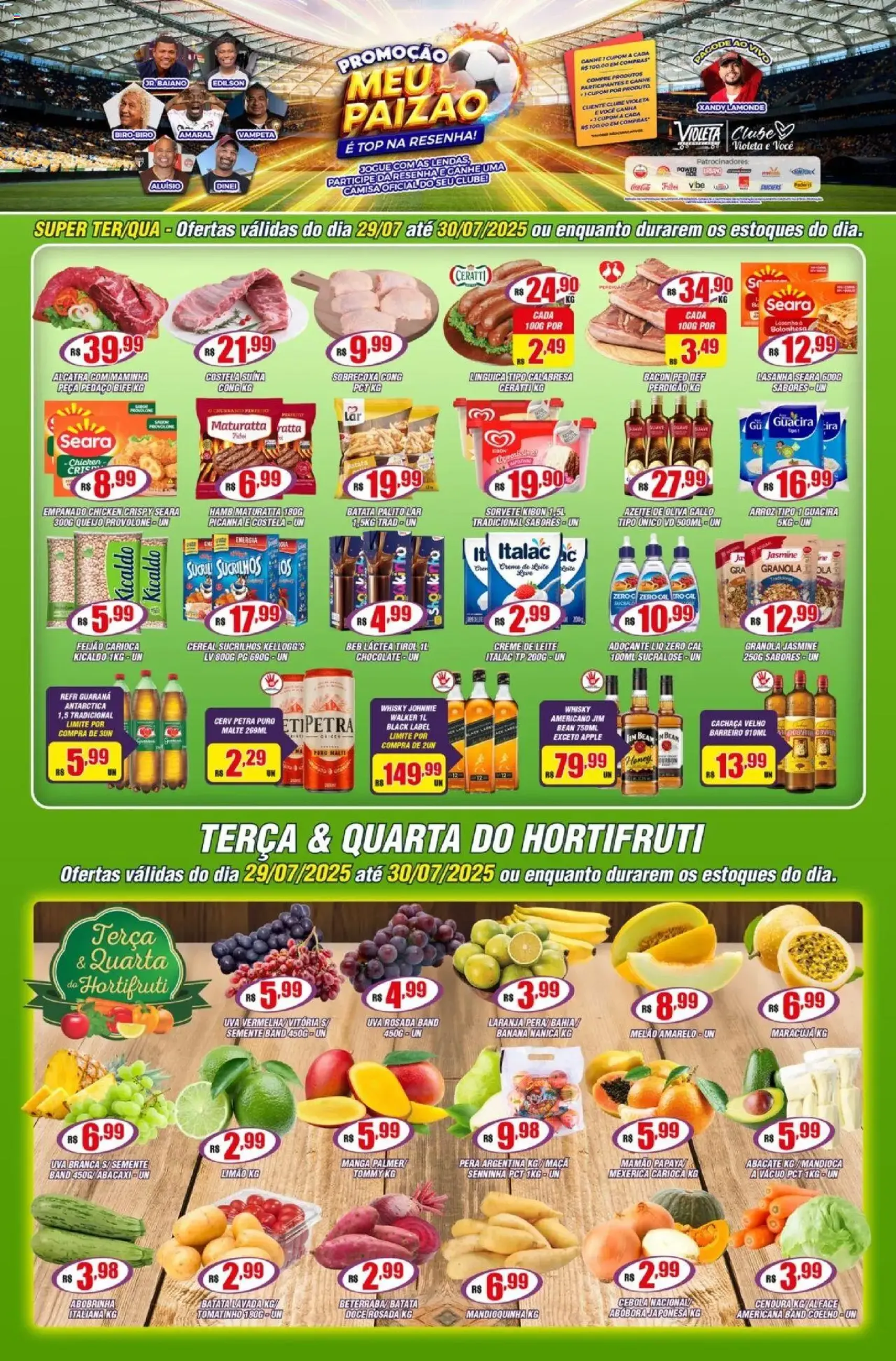 Violeta Supermercados - Ofertas da semana - folheto válido a partir de 29/07/2025 página 1 de 2