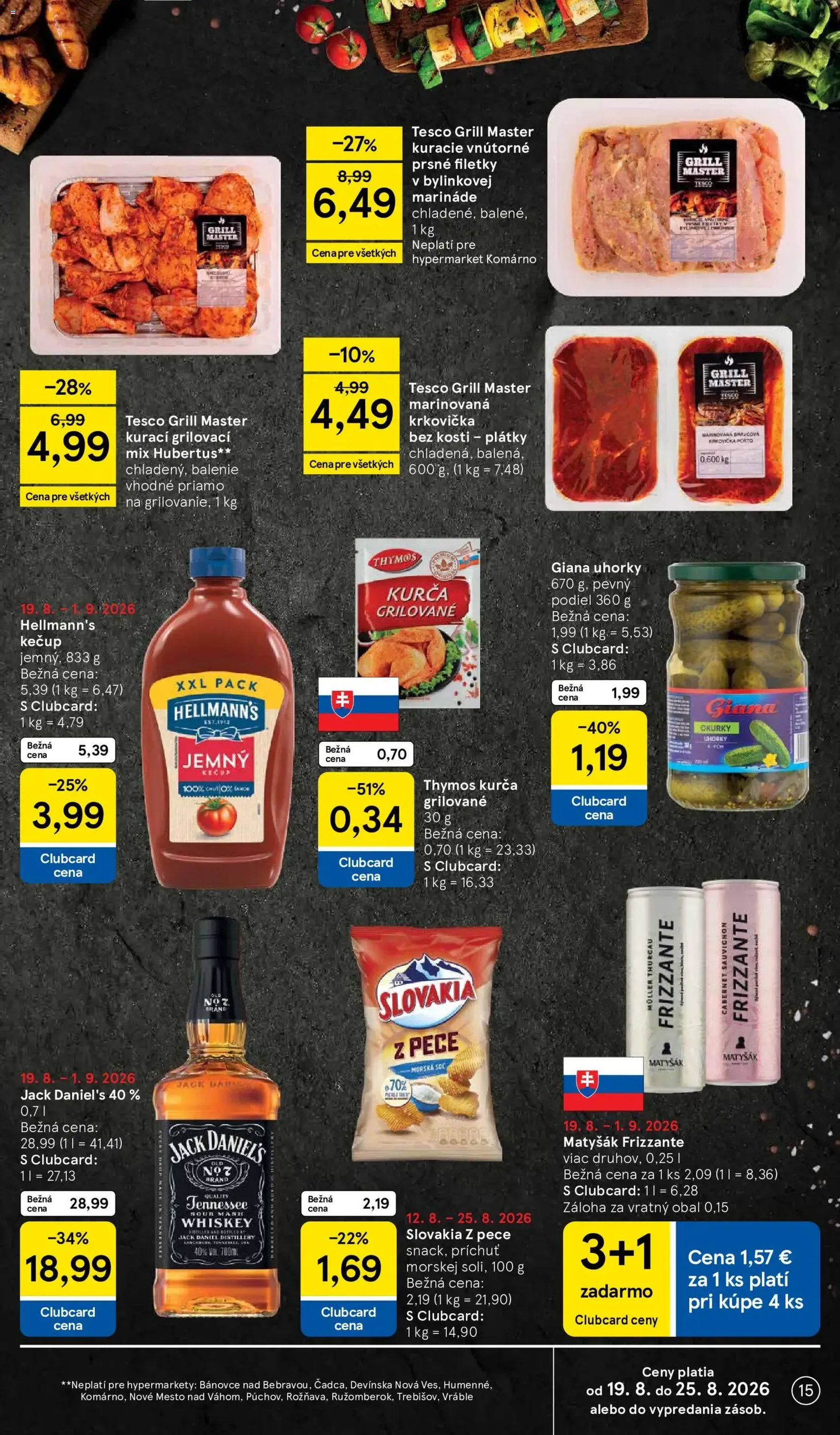 Tesco Hypermarket - leták - platný leták od 19.08.2026 strana 15 z 50