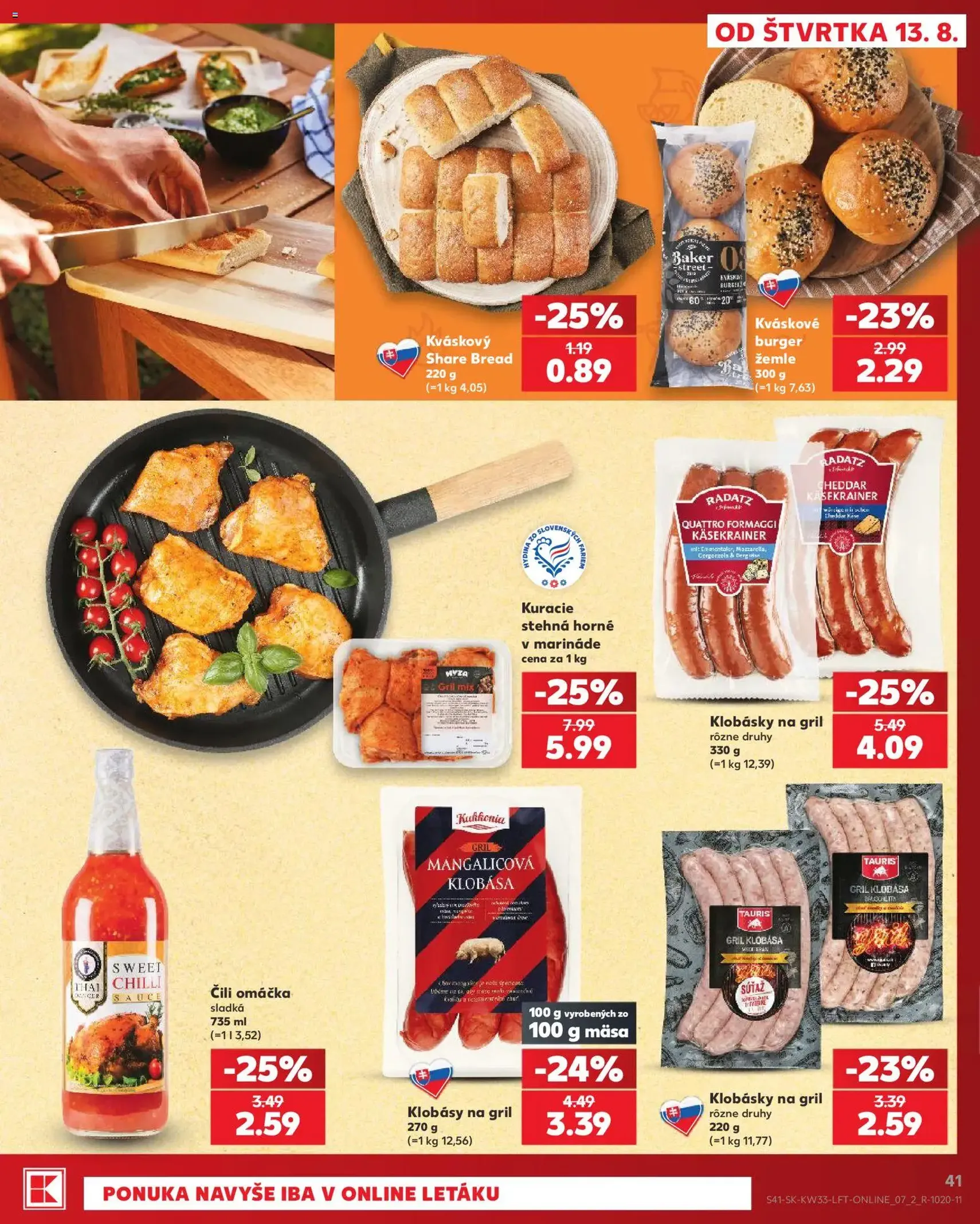 Kaufland leták - platný leták od 13.08.2026 strana 41 z 80
