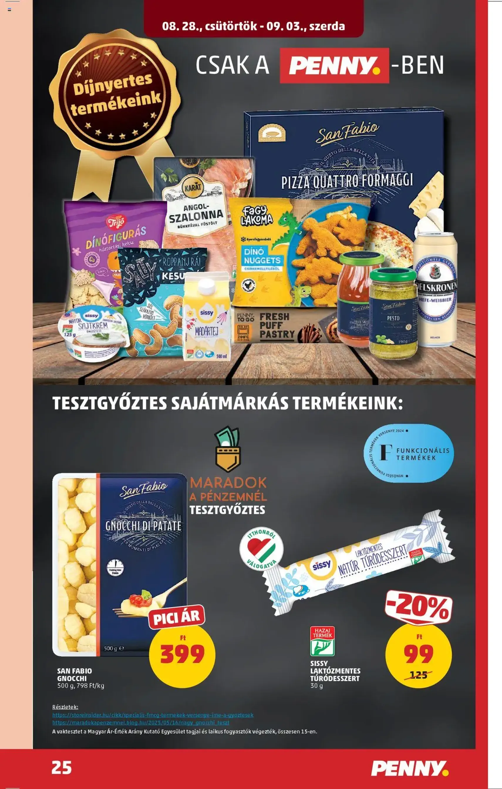 PENNY Akciós újság - 2025.08.28. érvényes szórólap 27 oldal 35 oldalból PENNY Akciós újság - 2025.08.28. érvényes szórólap 27 oldal 35 oldalból