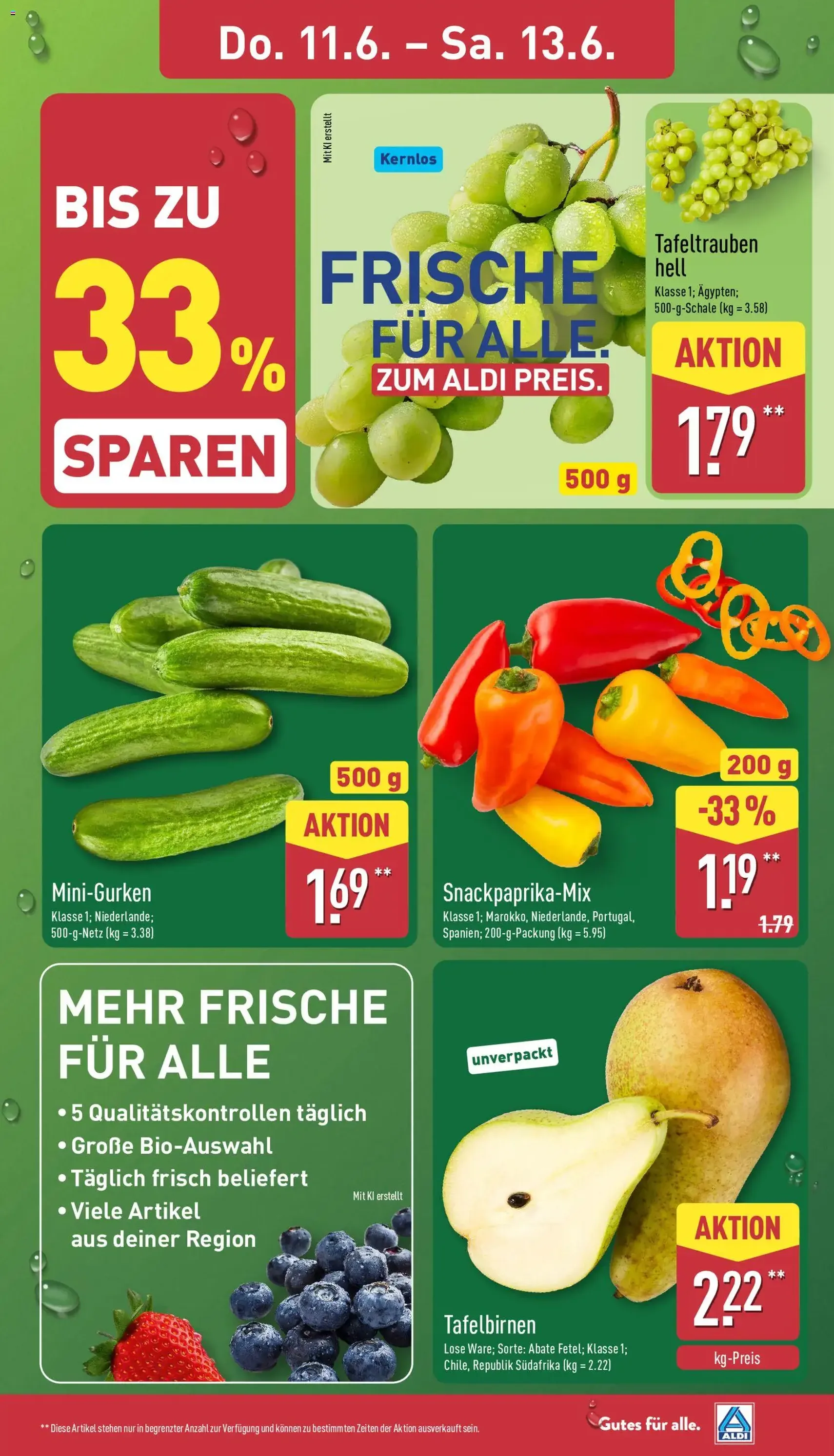 Aldi Prospekt - Gültiger Prospekt ab 08.06.2026, Seite 3 von insgesamt 39