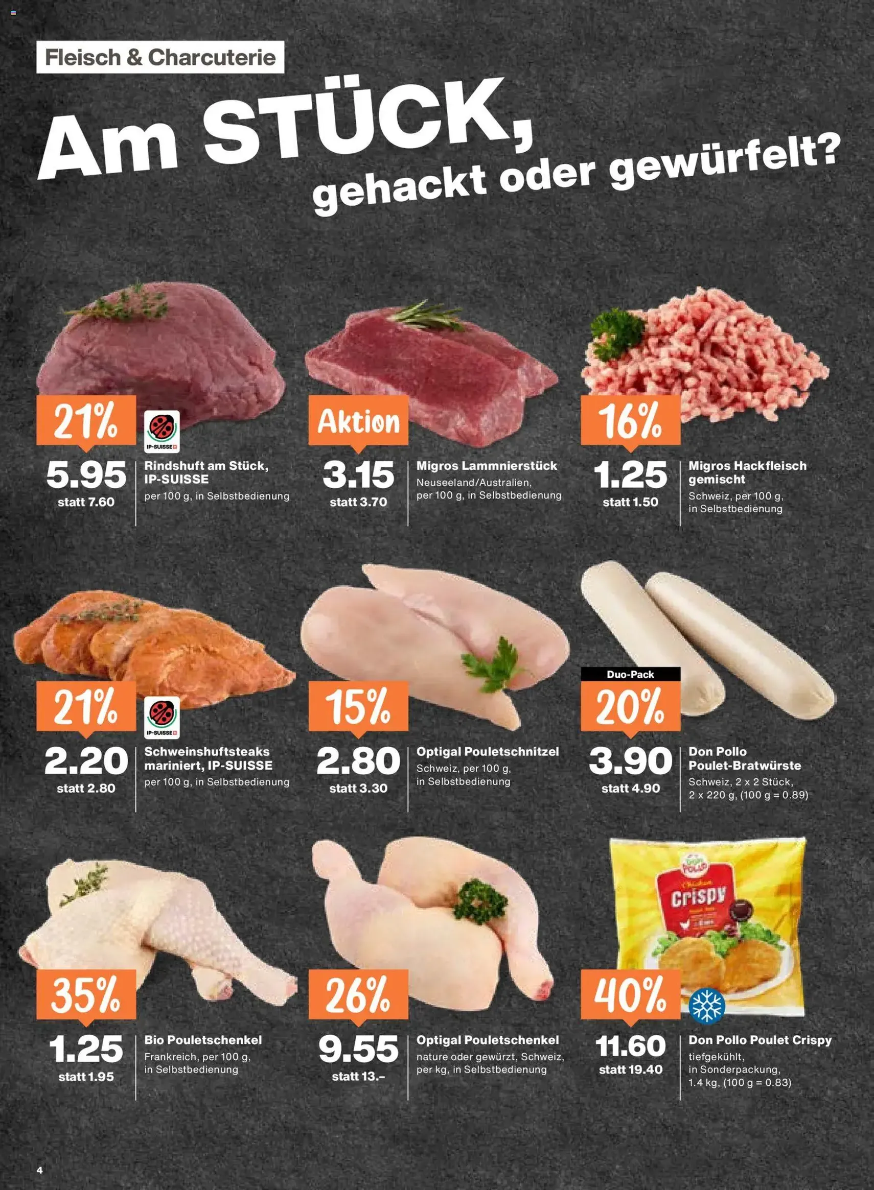 Migros aktionen - Gültiger Prospekt ab 30.07.2026, Seite 4 von insgesamt 24