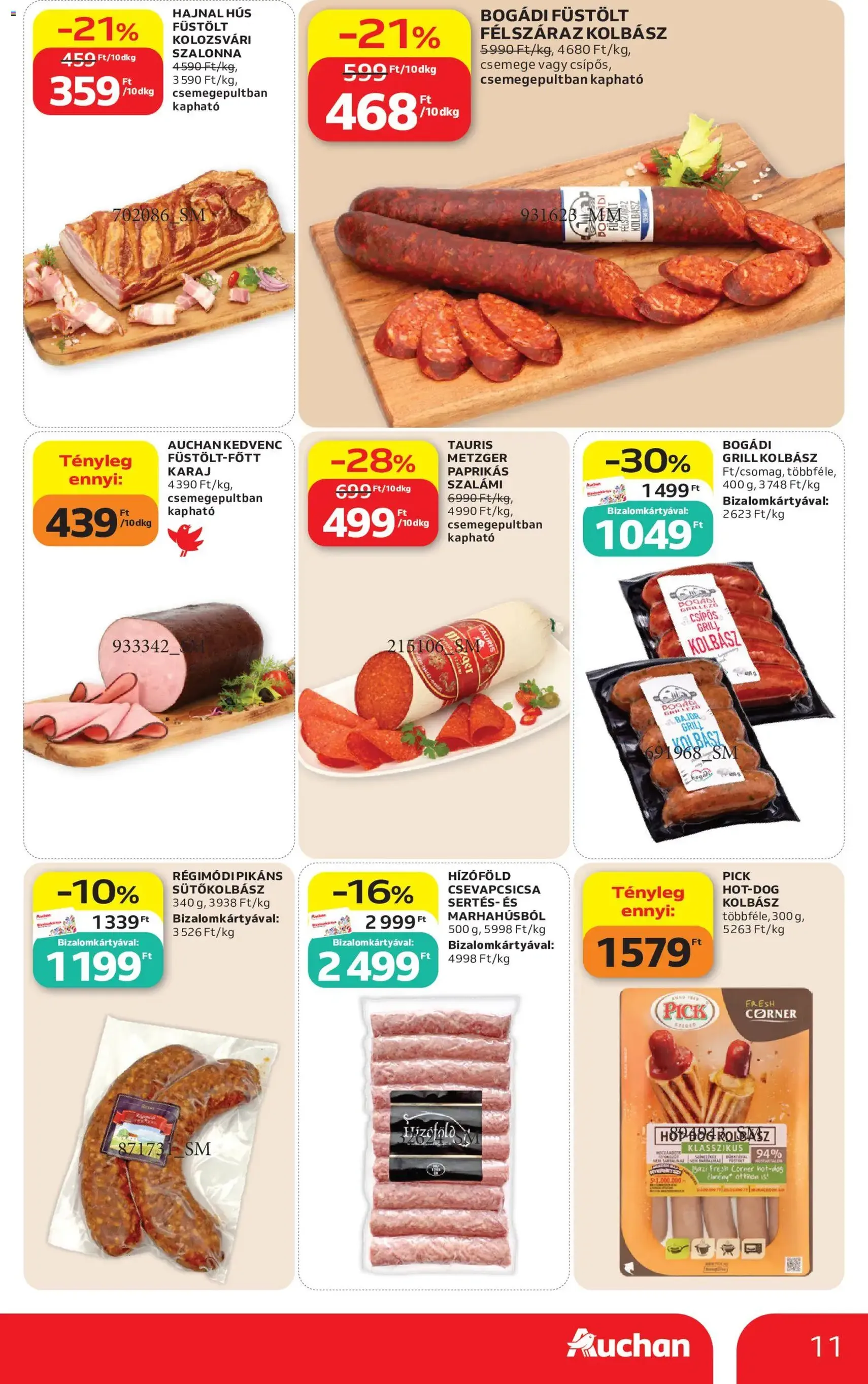 Auchan akciós újság - 2026.07.09. érvényes szórólap 11 oldal 50 oldalból