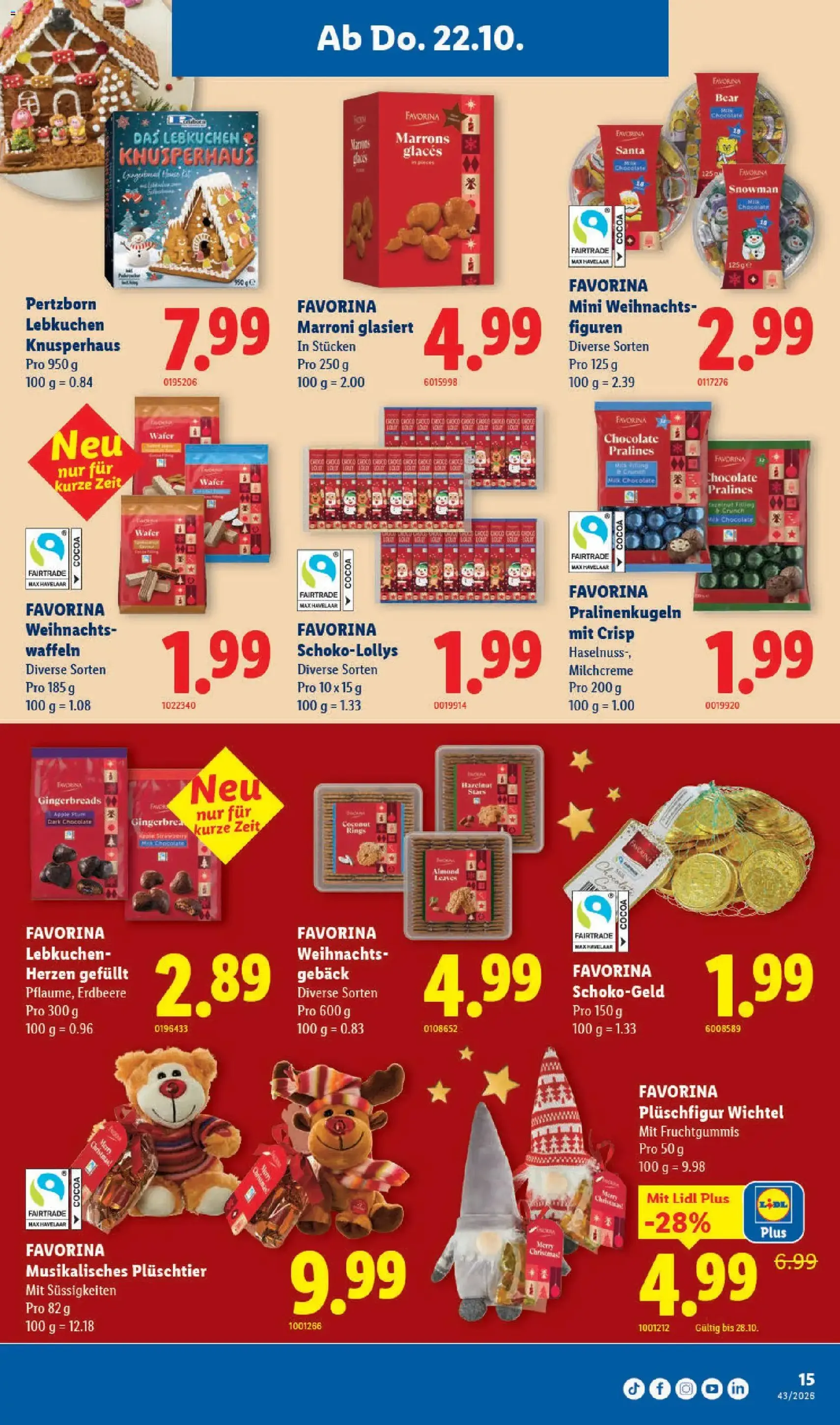 Lidl aktionen - Gültiger Prospekt ab 22.10.2026, Seite 17 von insgesamt 34