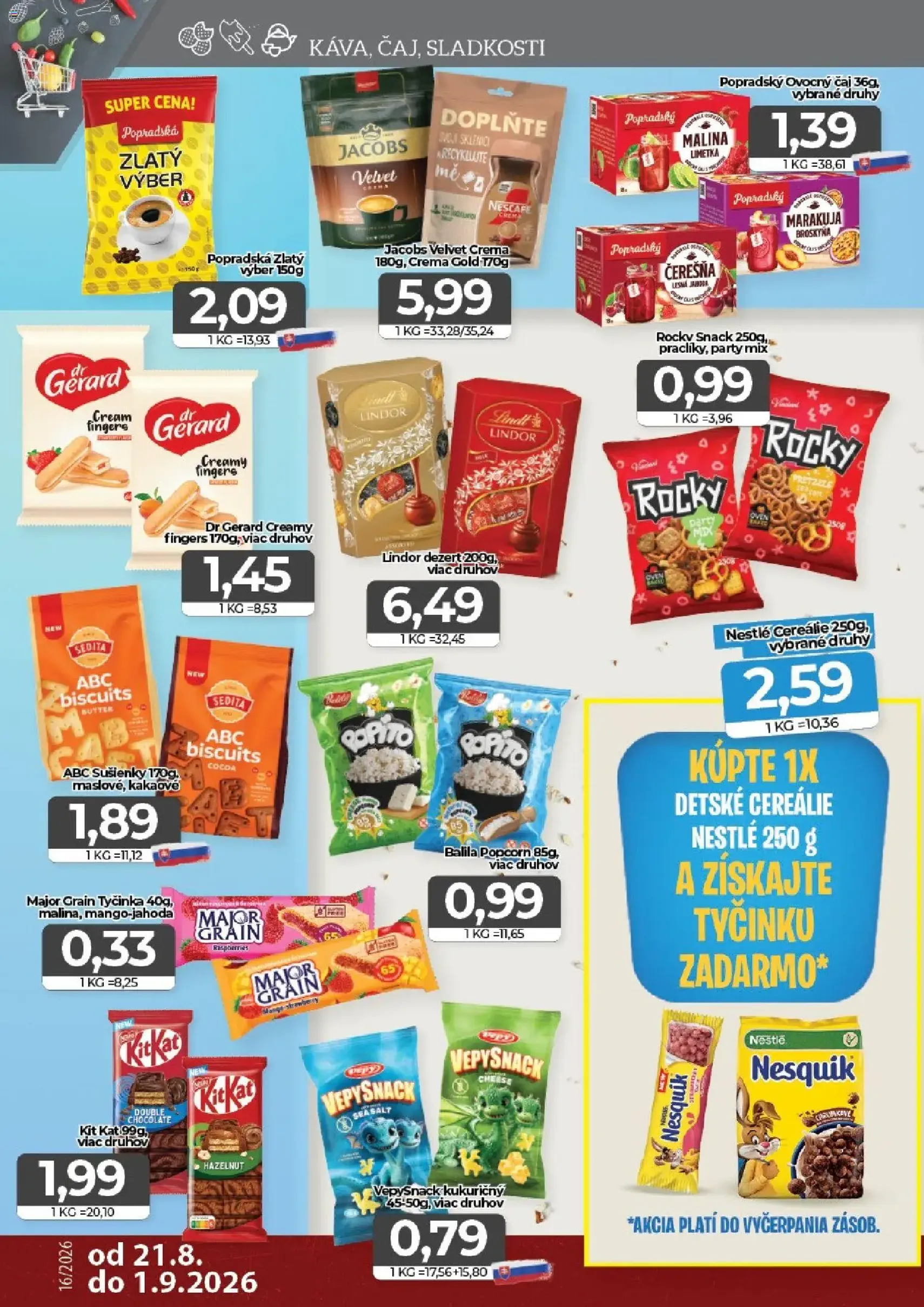 CBA Komfos leták - platný leták od 21.08.2026 strana 10 z 16