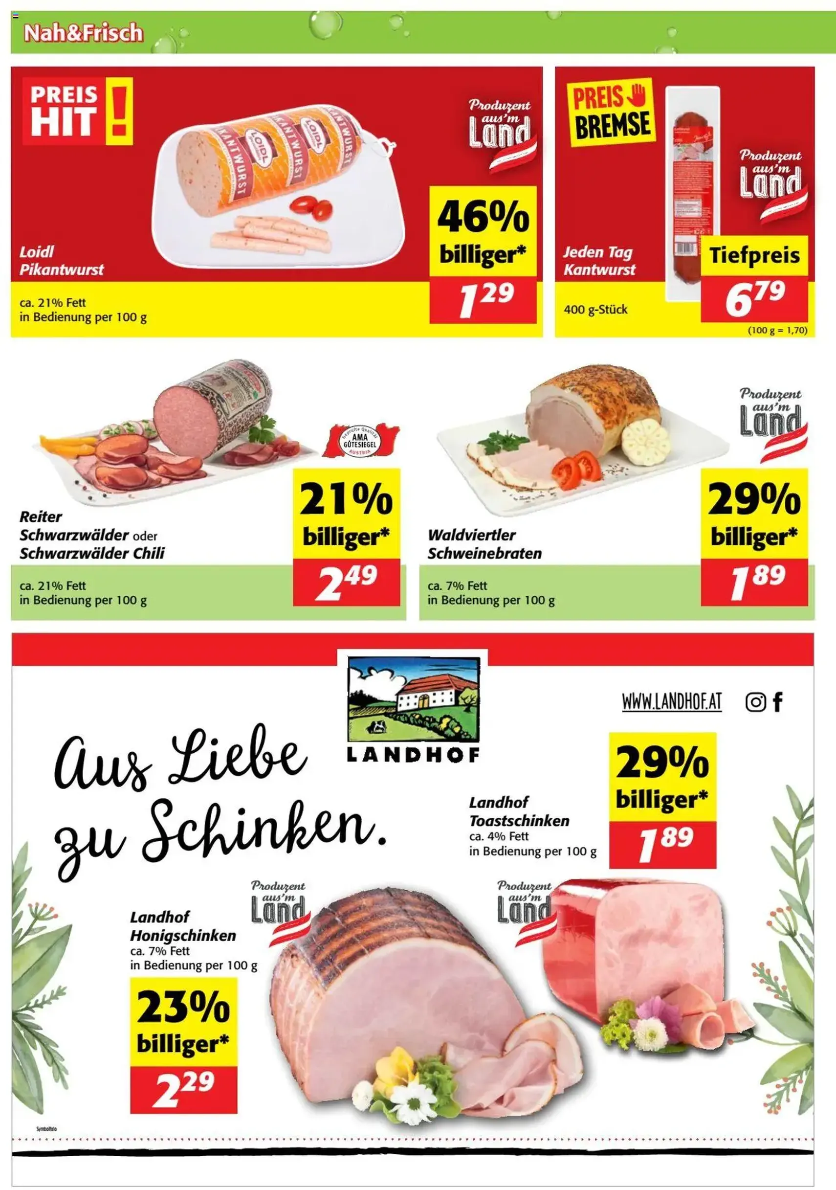 Nah und Frisch Flugblatt - Gültiger Prospekt ab 20.08.2025, Seite 6 von insgesamt 8