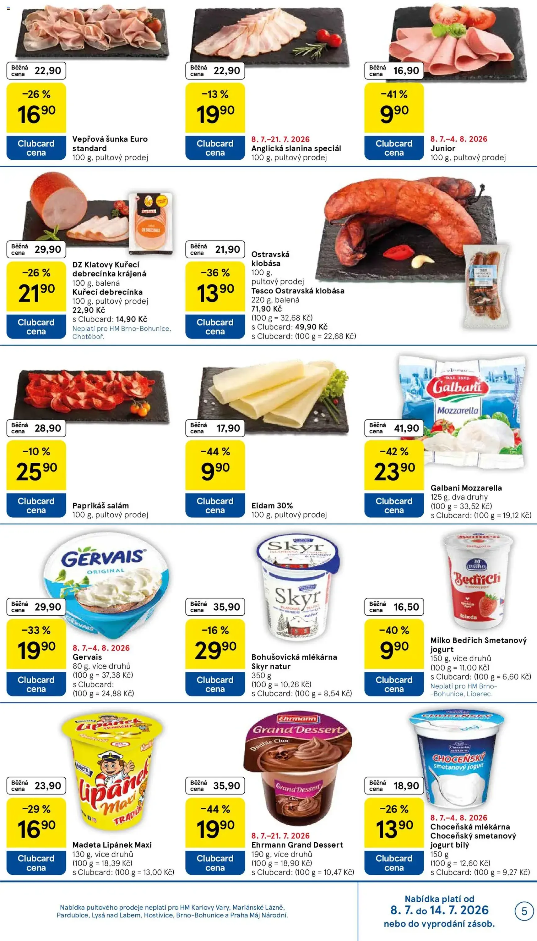 Tesco leták - Hypermarket - platný leták od 08.07.2026 strana 5 z 36